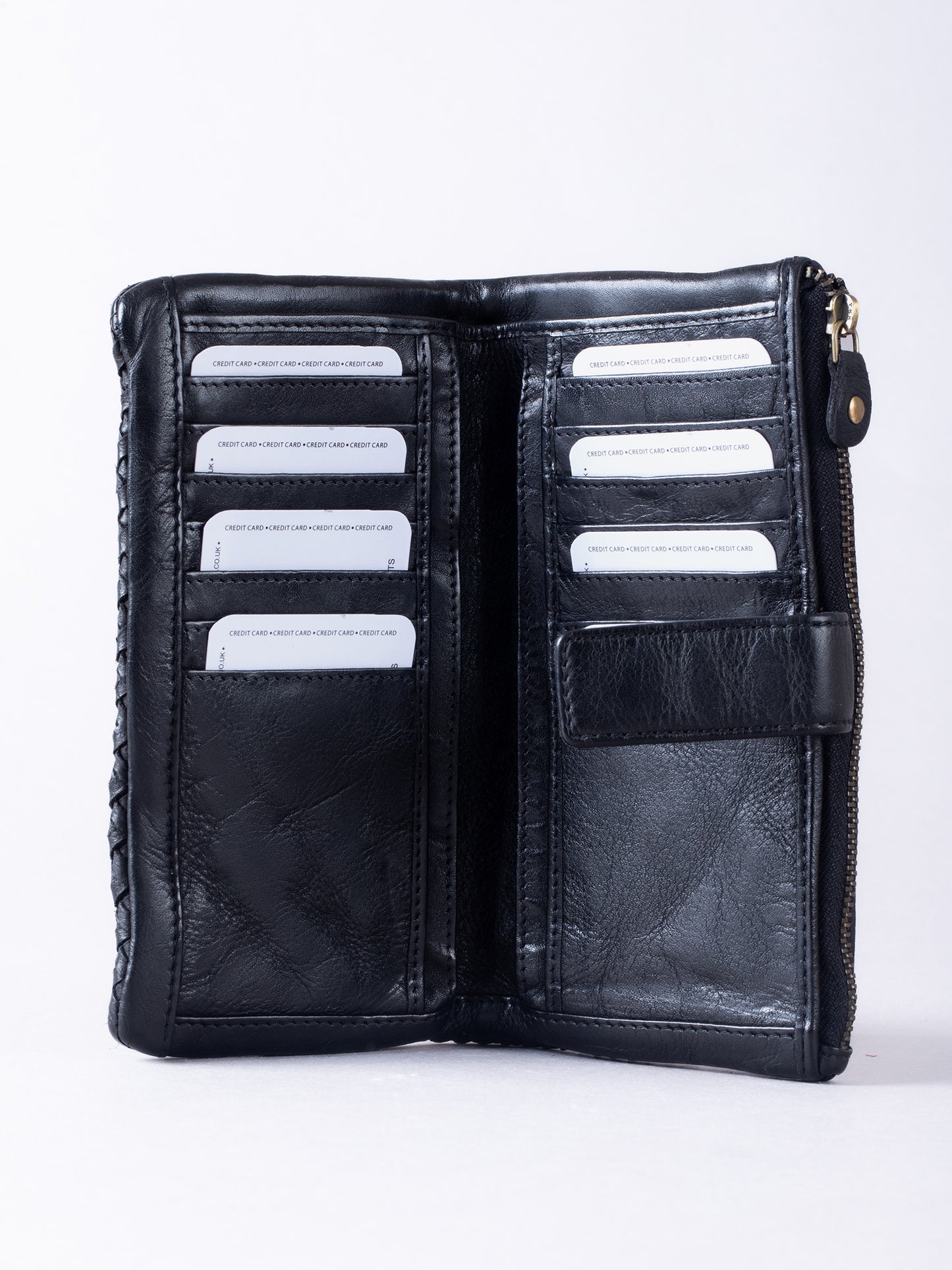 Wreay Large Leather Tab Purse