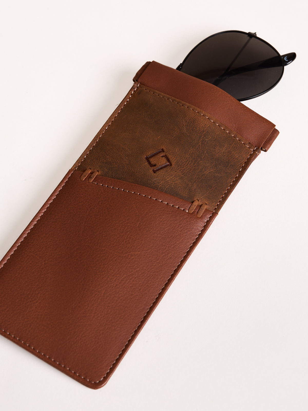 Stapleton Leather Glasses Case