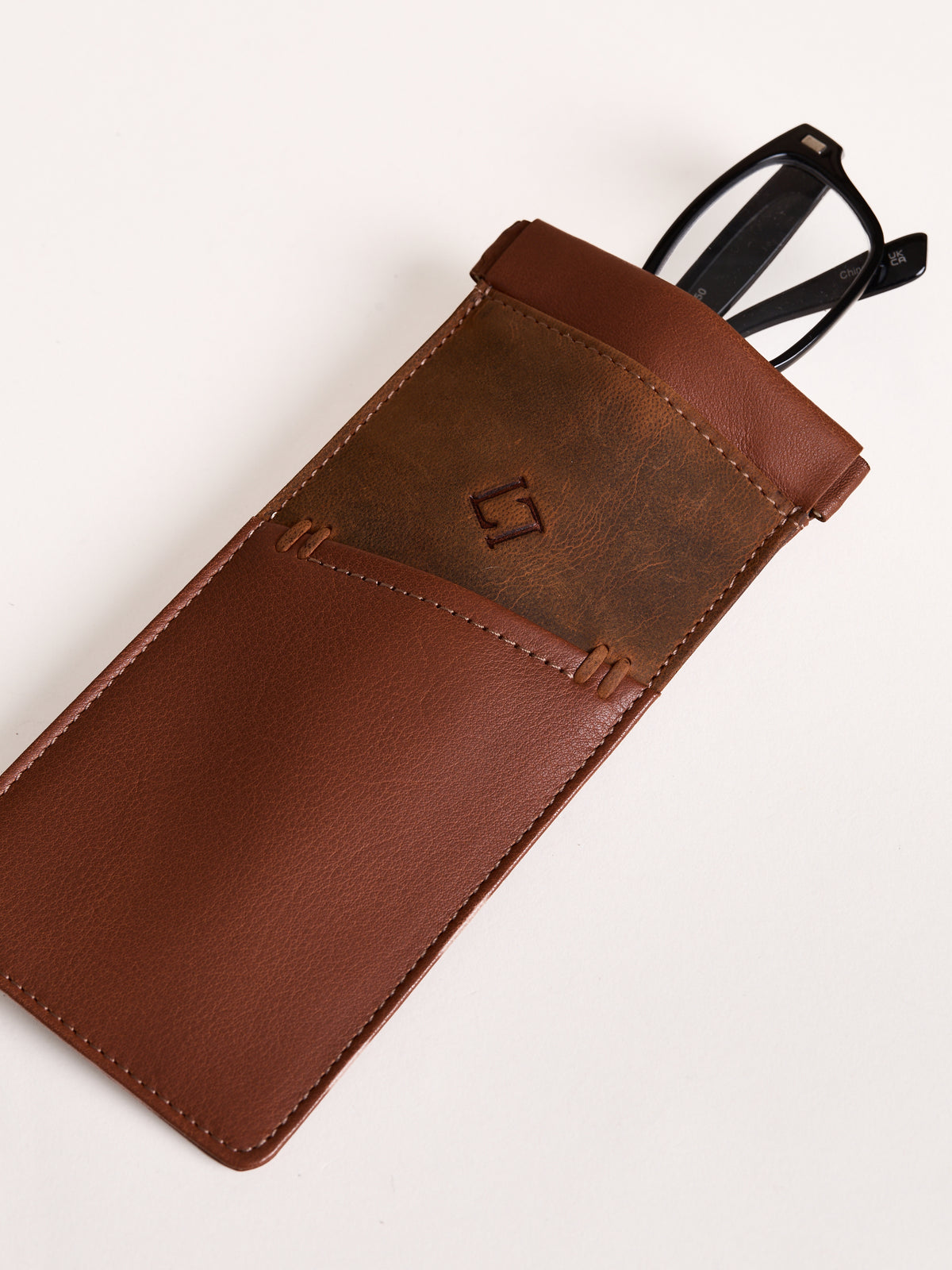Stapleton Leather Glasses Case