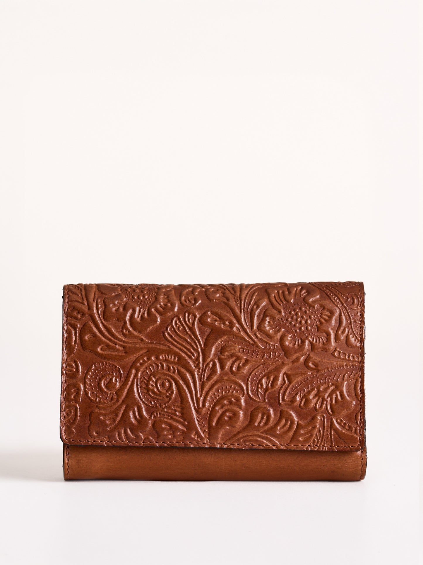 Temple Leather Purse
