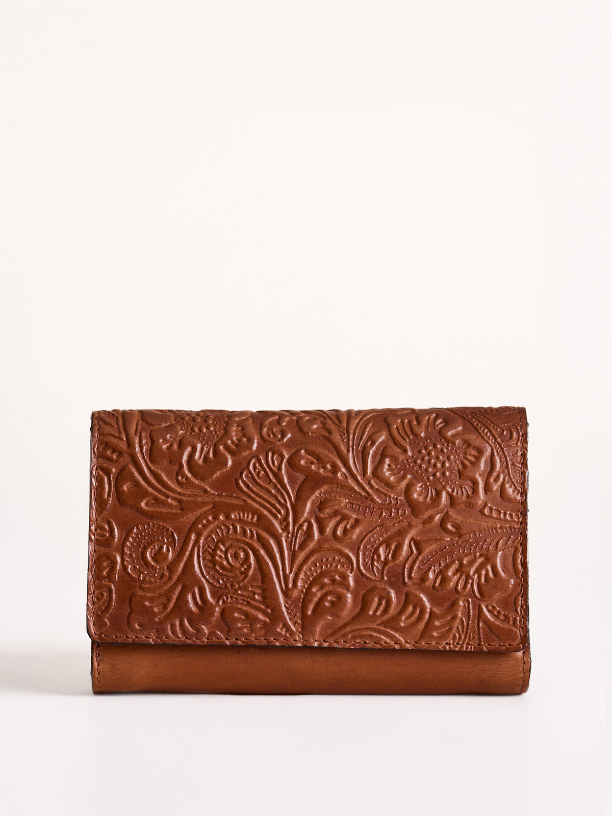 Temple Leather Purse