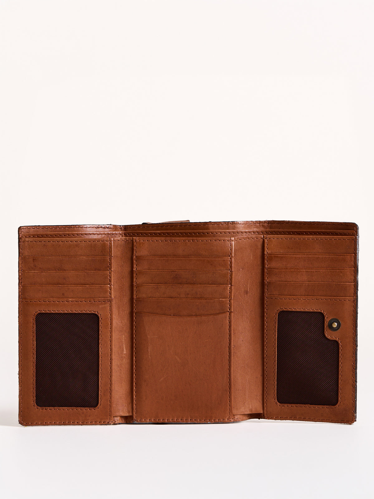 Temple Leather Purse