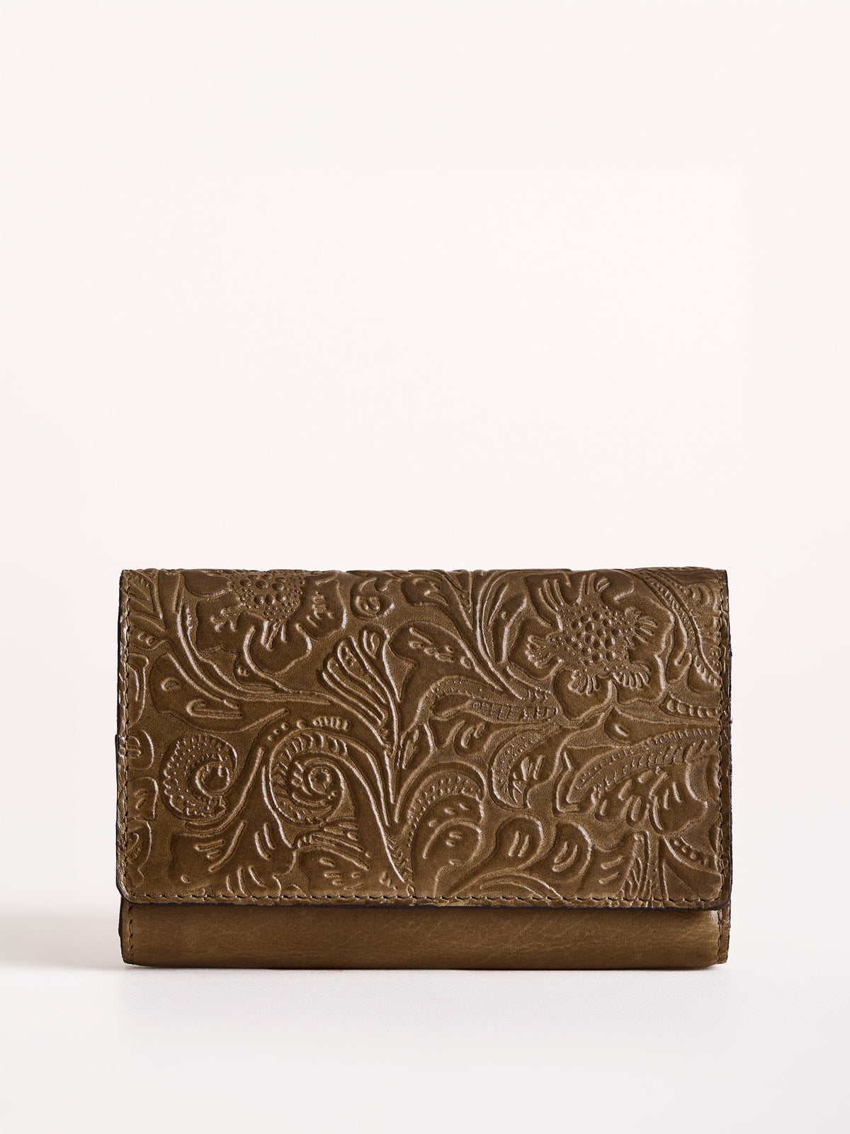 Temple Leather Purse