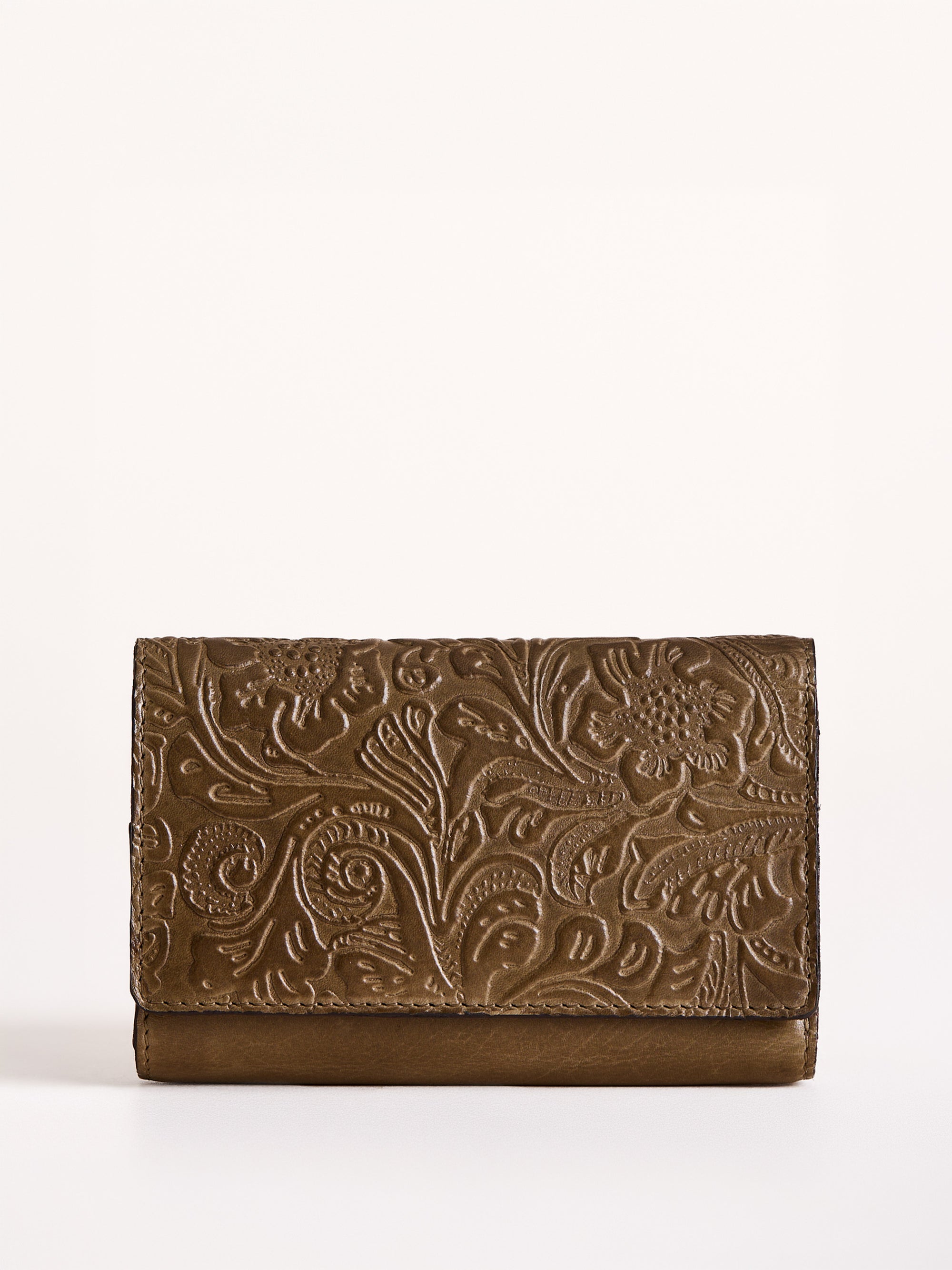 Temple Leather Purse