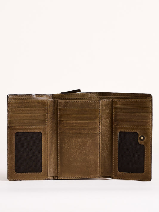 Temple Leather Purse