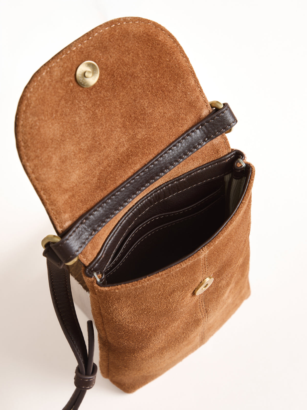 Scales Suede Mobile Purse