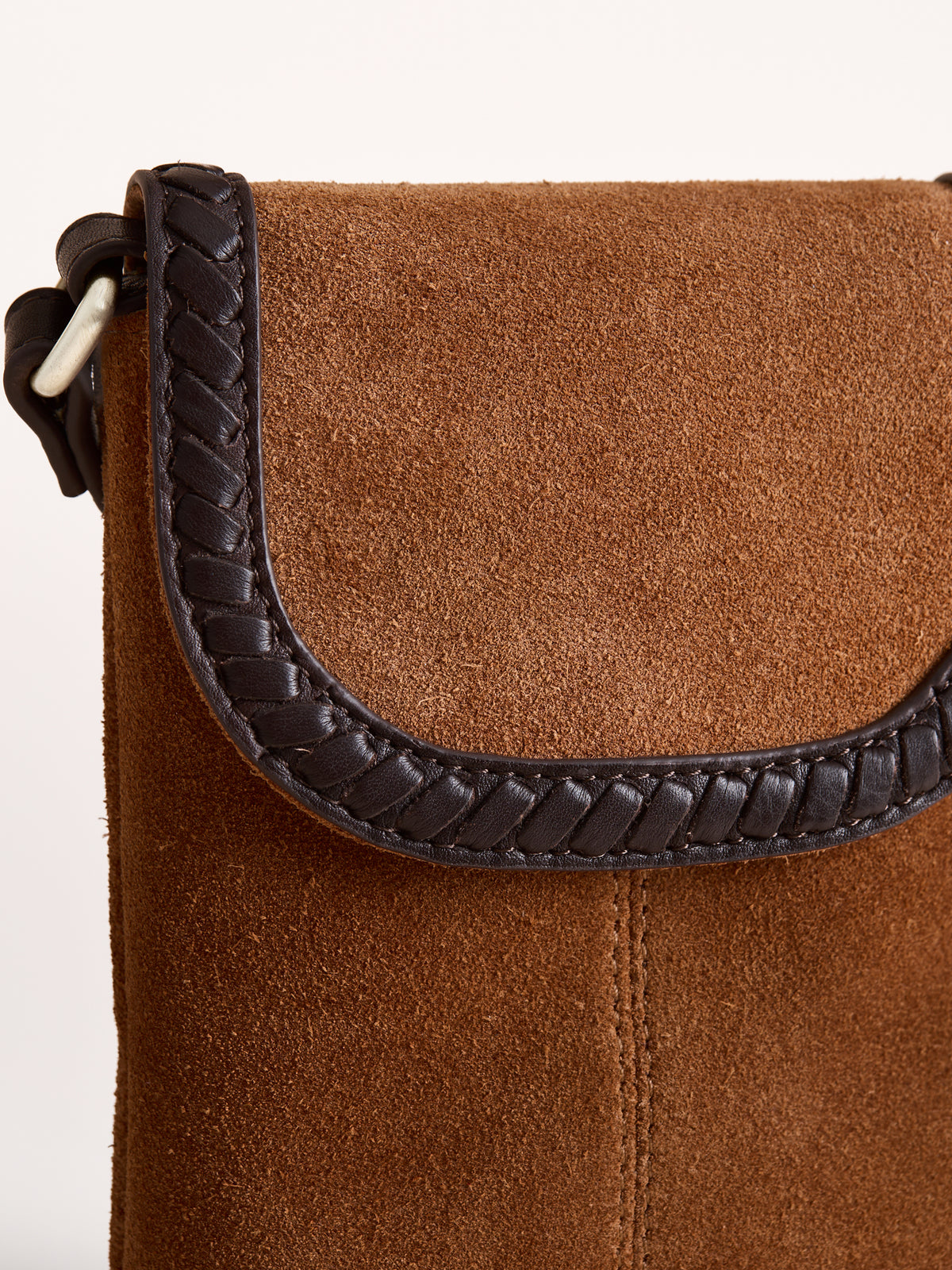 Scales Suede Mobile Purse