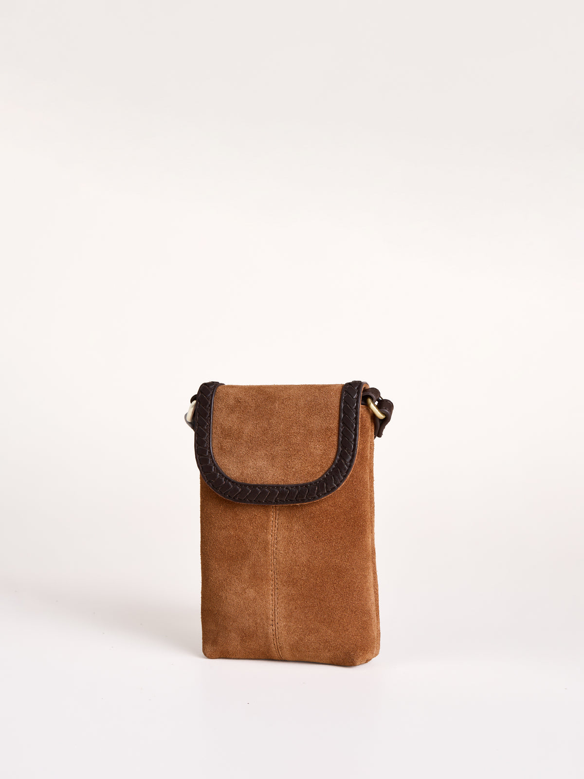 Scales Suede Mobile Purse