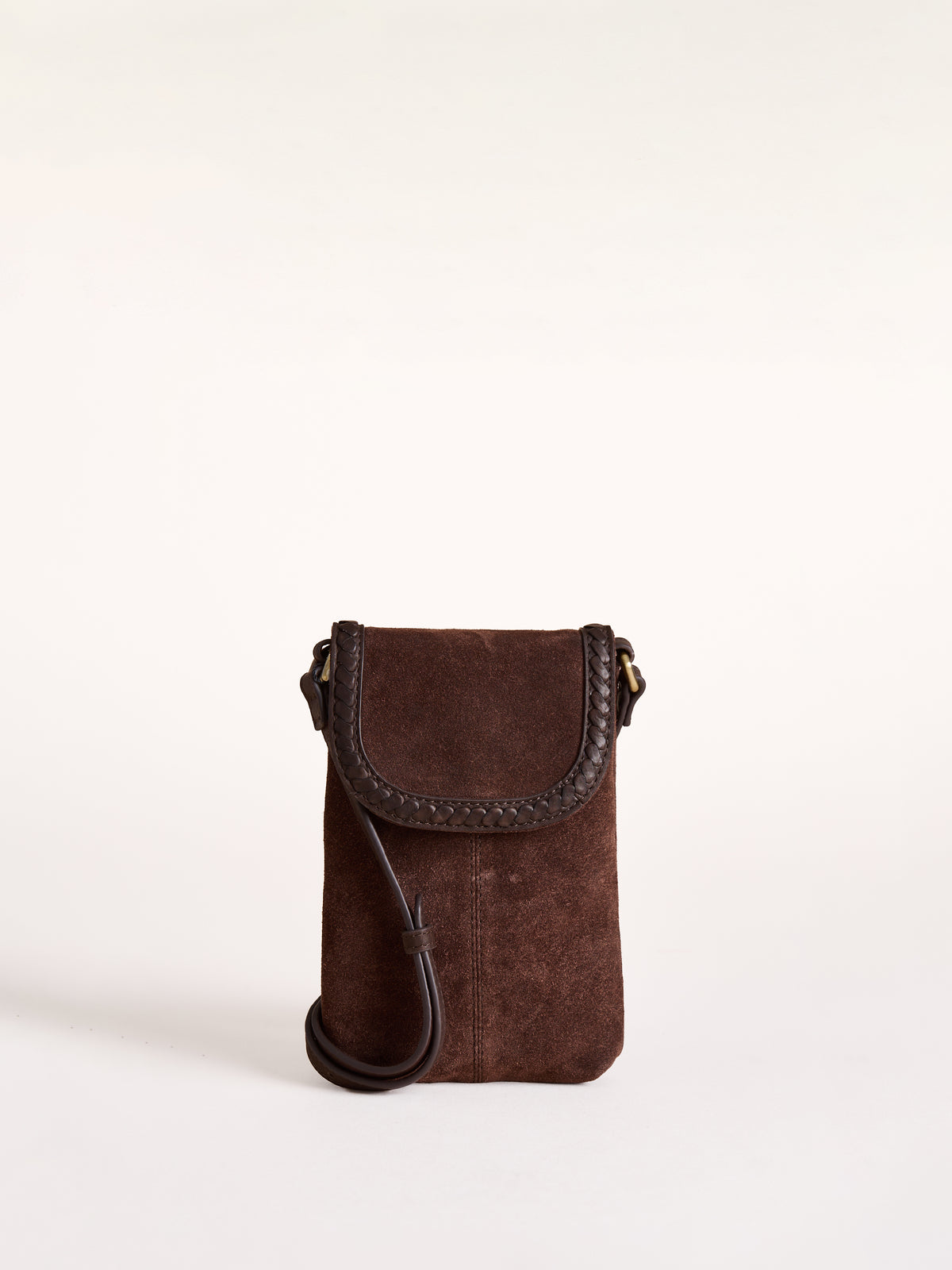 Scales Suede Mobile Purse