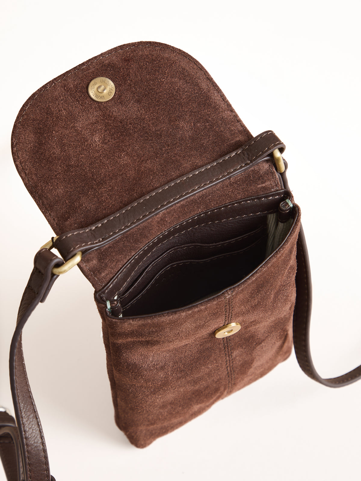 Scales Suede Mobile Purse