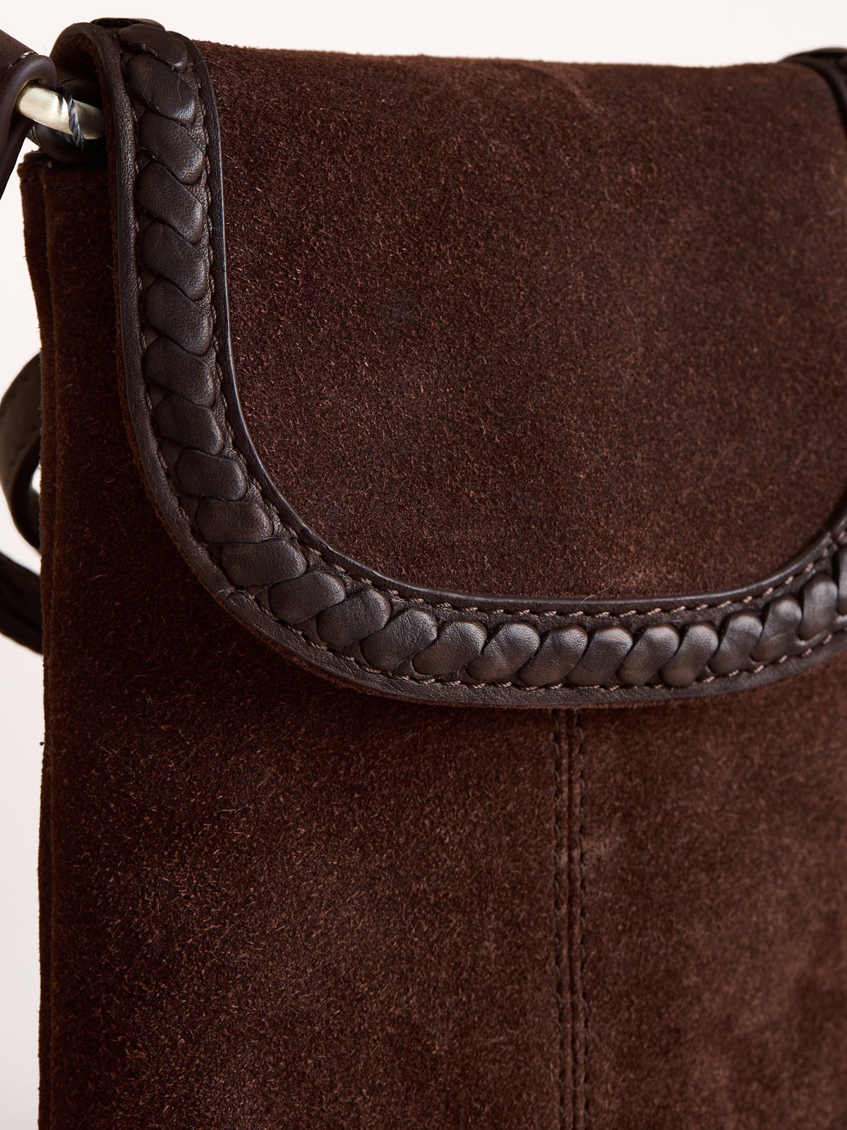 Scales Suede Mobile Purse