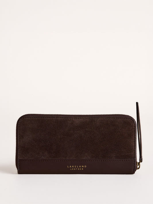 Lowther Large Suede Purse