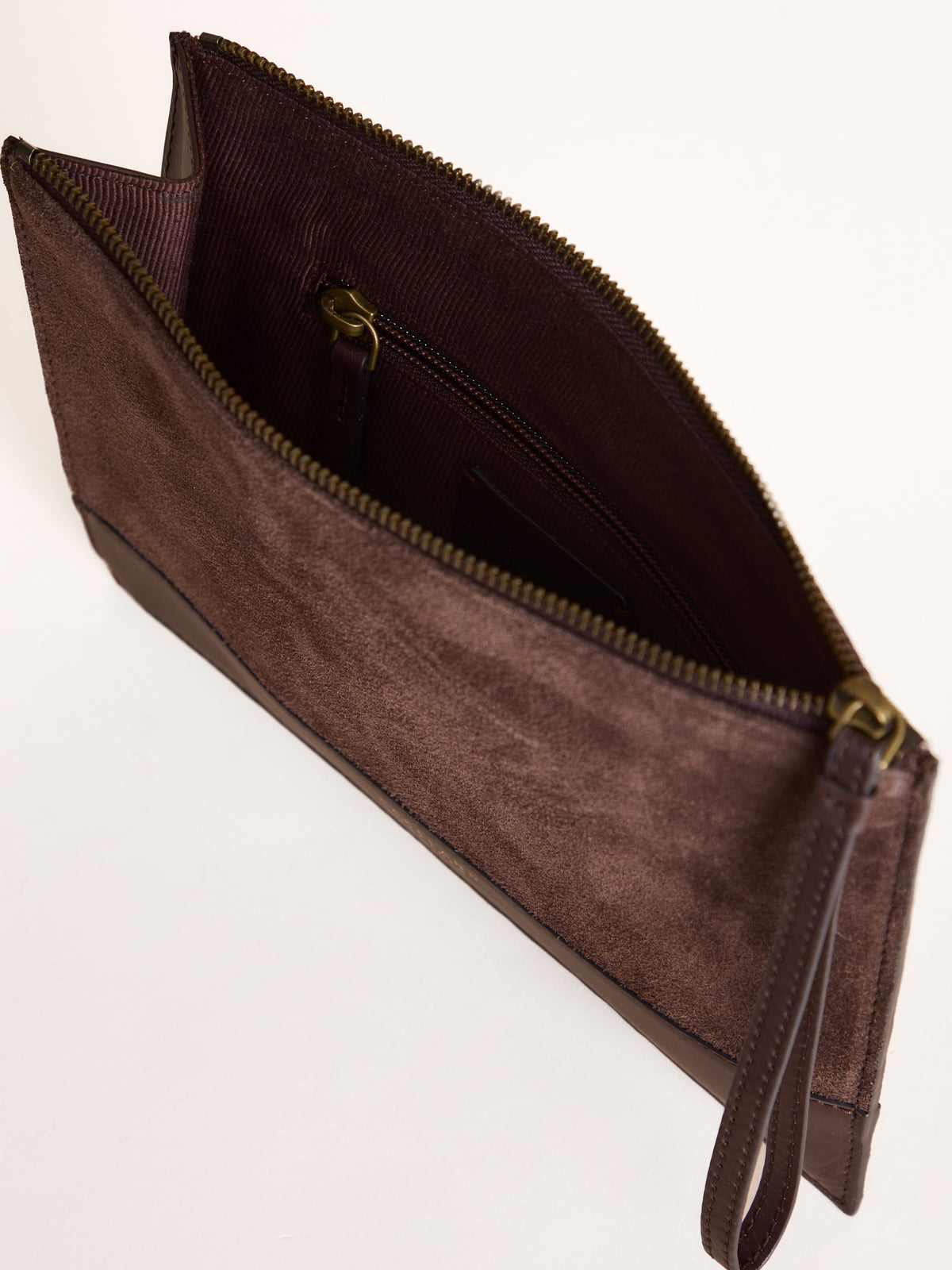 Lowther Suede Clutch