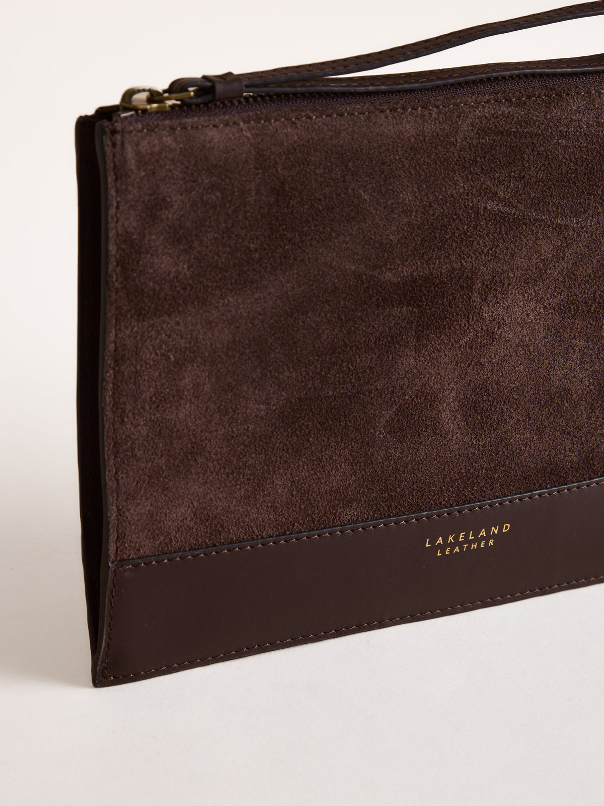 Lowther Suede Clutch