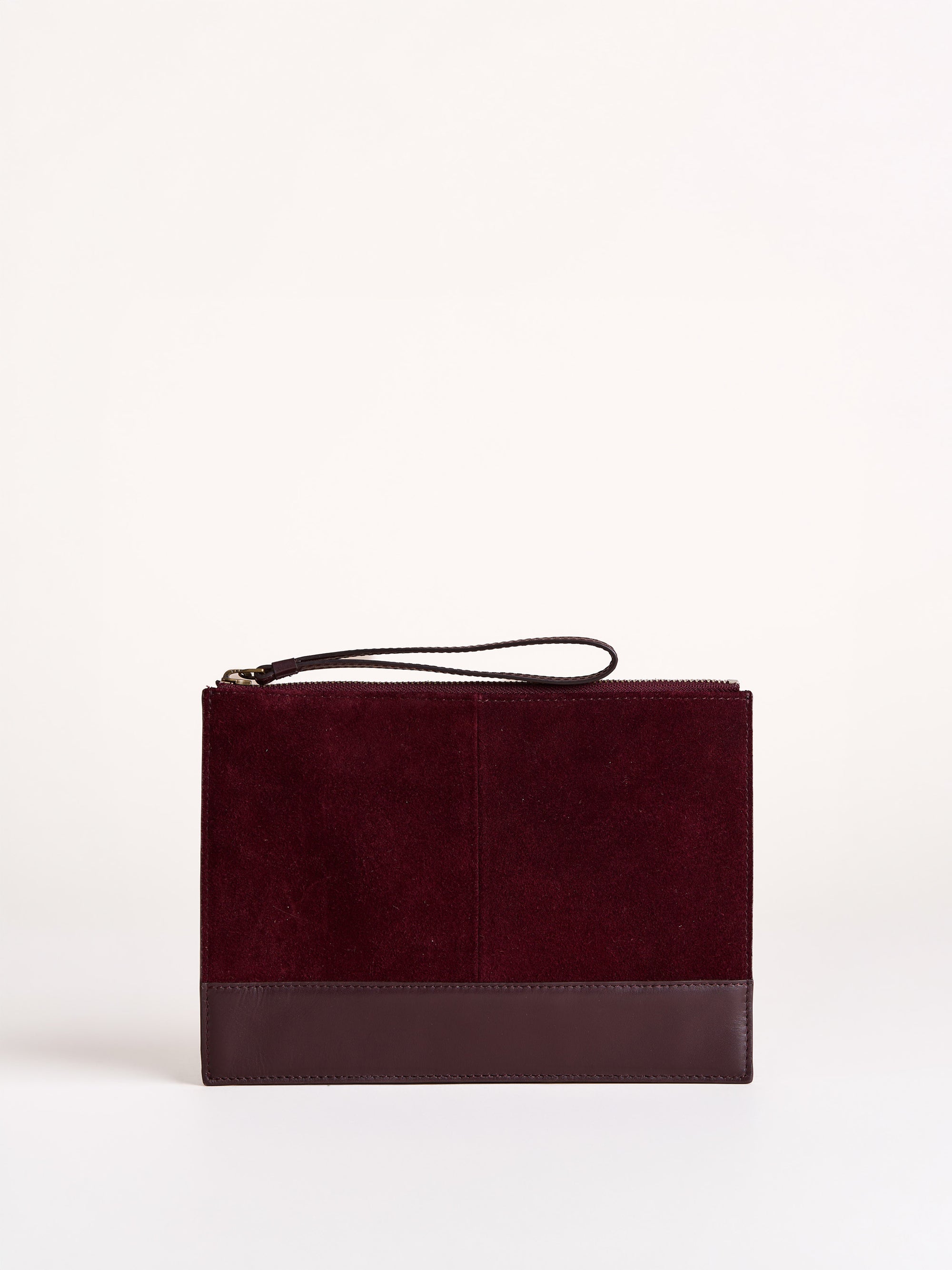 Lowther Suede Clutch