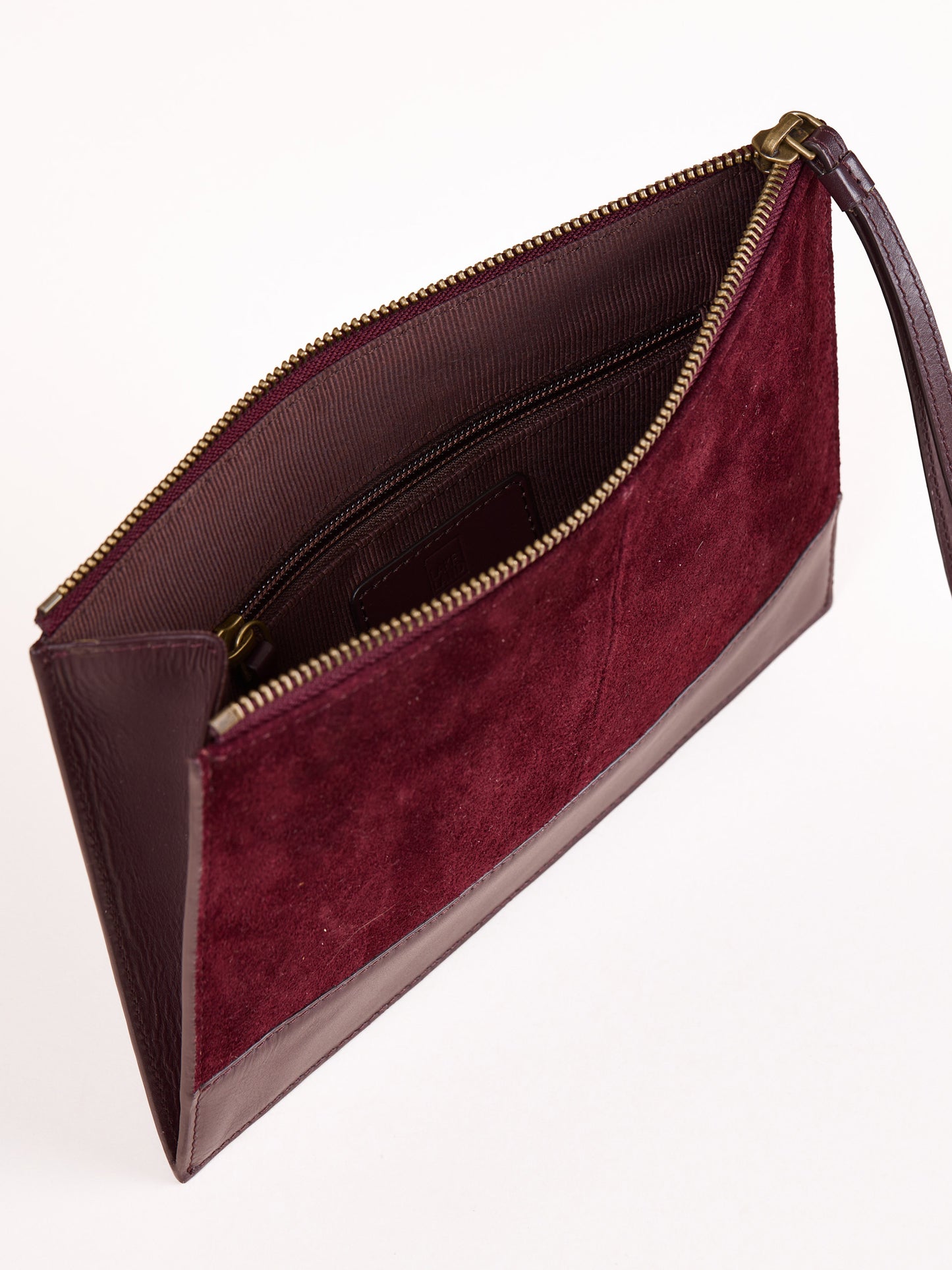 Lowther Suede Clutch