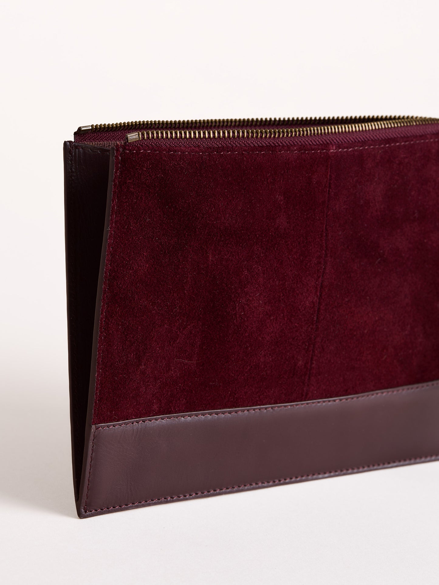 Lowther Suede Clutch