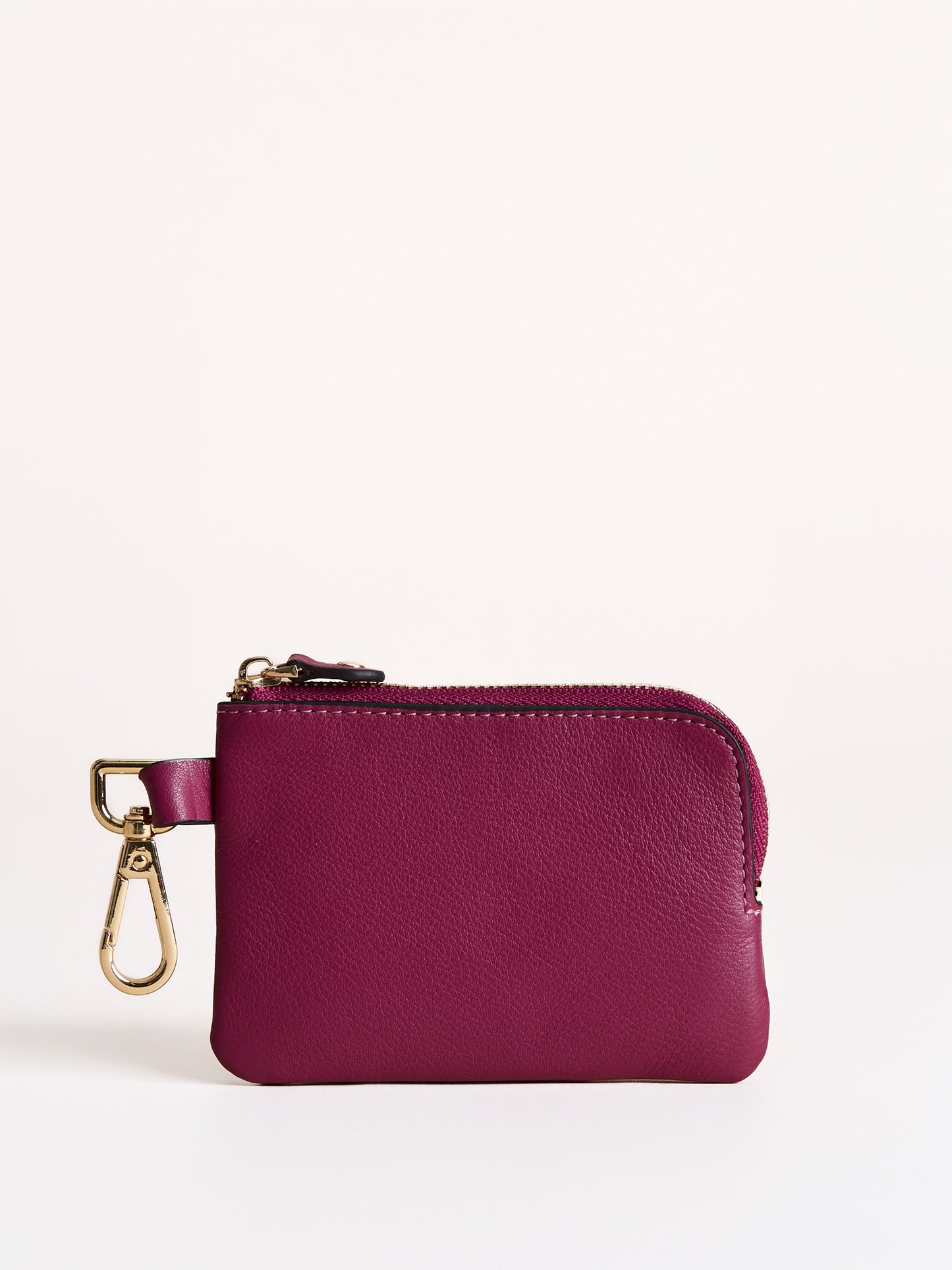 Leather Coin Keyring Purse