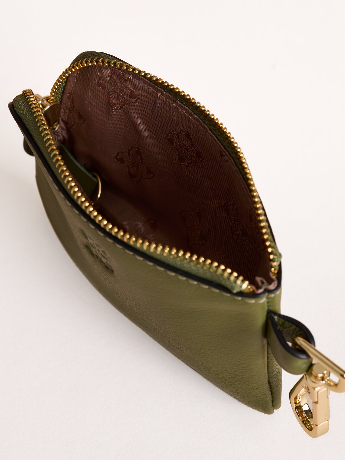 Leather Coin Keyring Purse