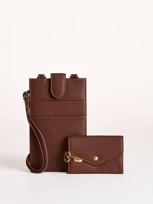 Leather Mobile Coin Card Purse