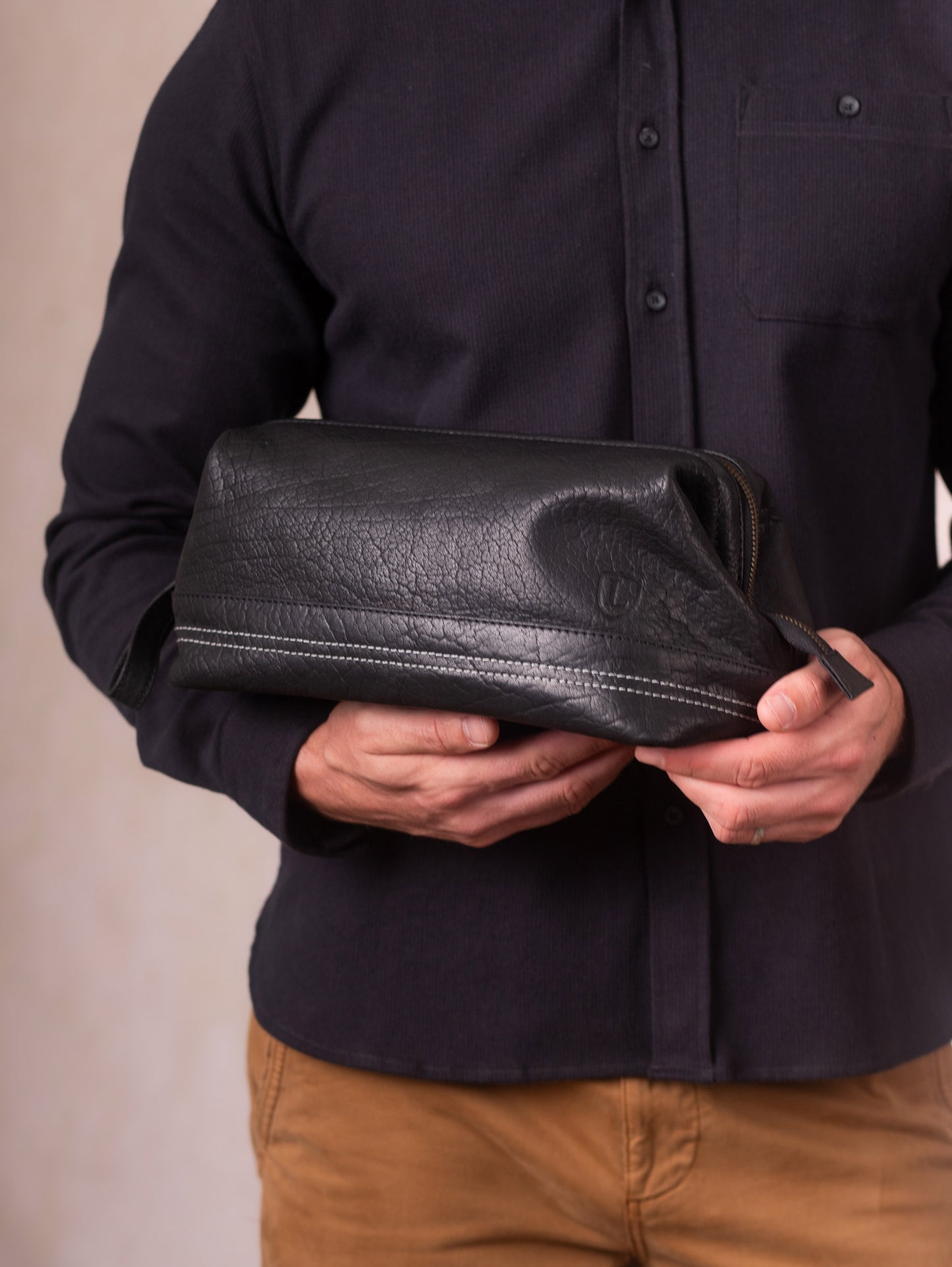 Keswick Leather Washbag