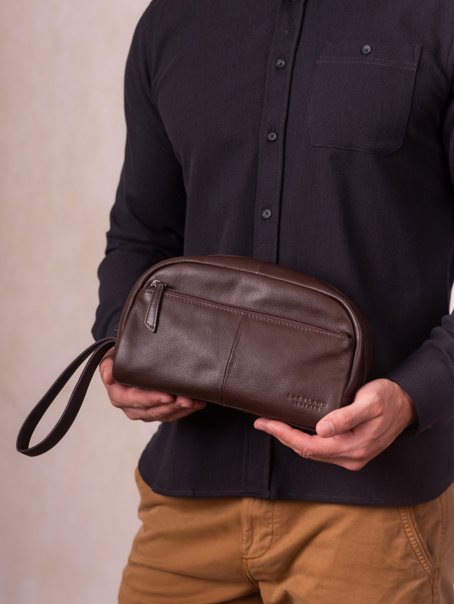 Silloth Leather Washbag