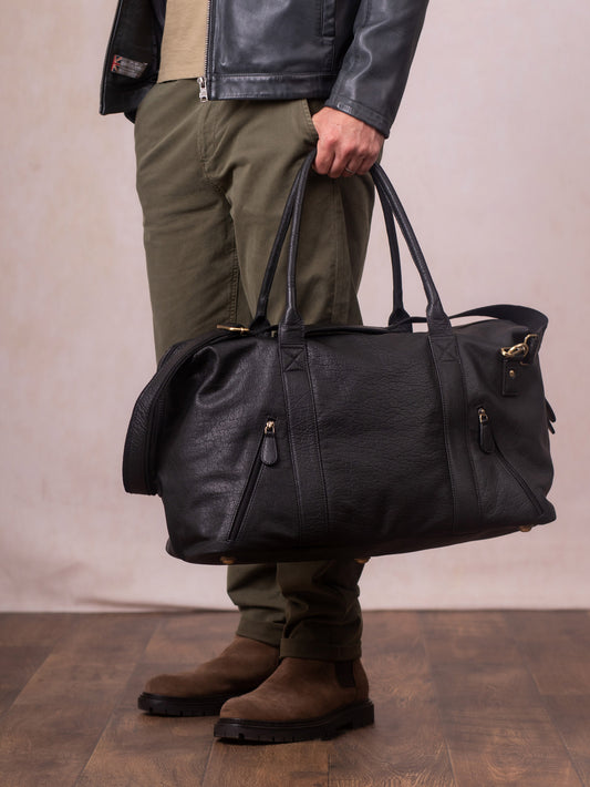 Discoverer Large Leather Holdall