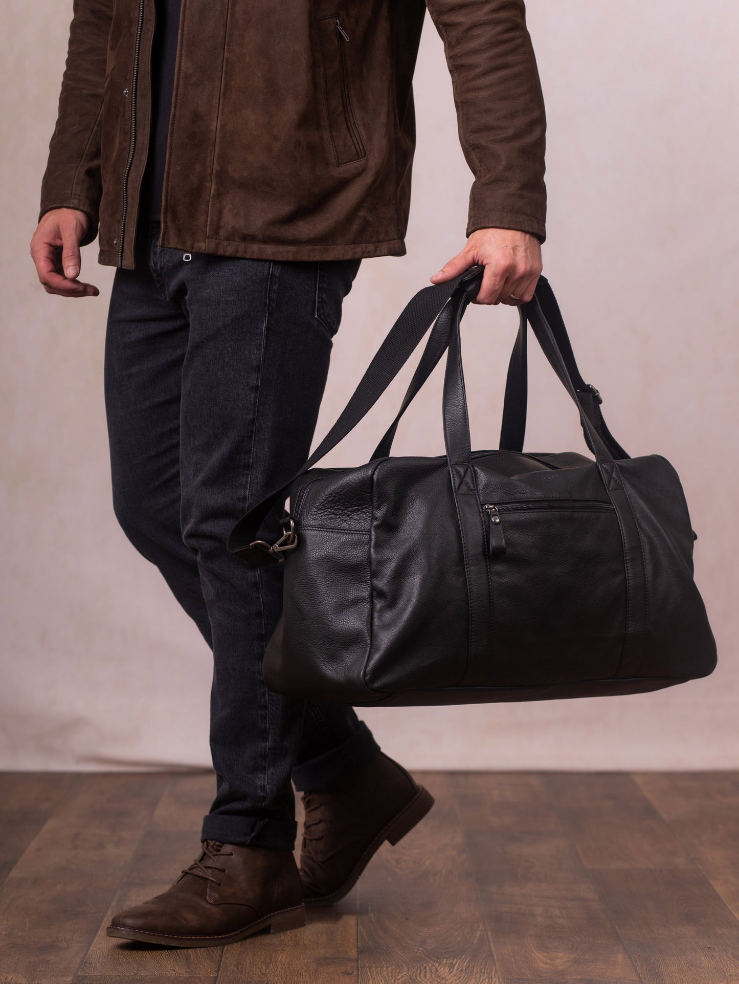 Silloth Leather Medium Holdall
