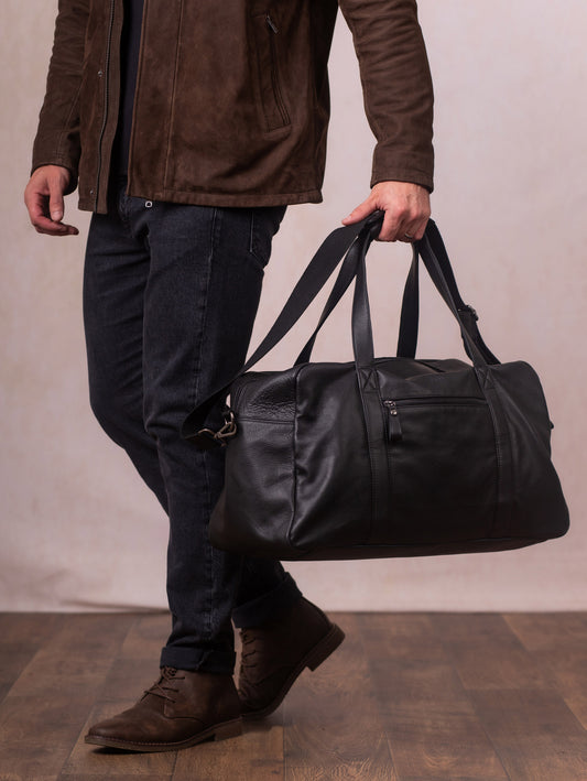 Silloth Leather Medium Holdall