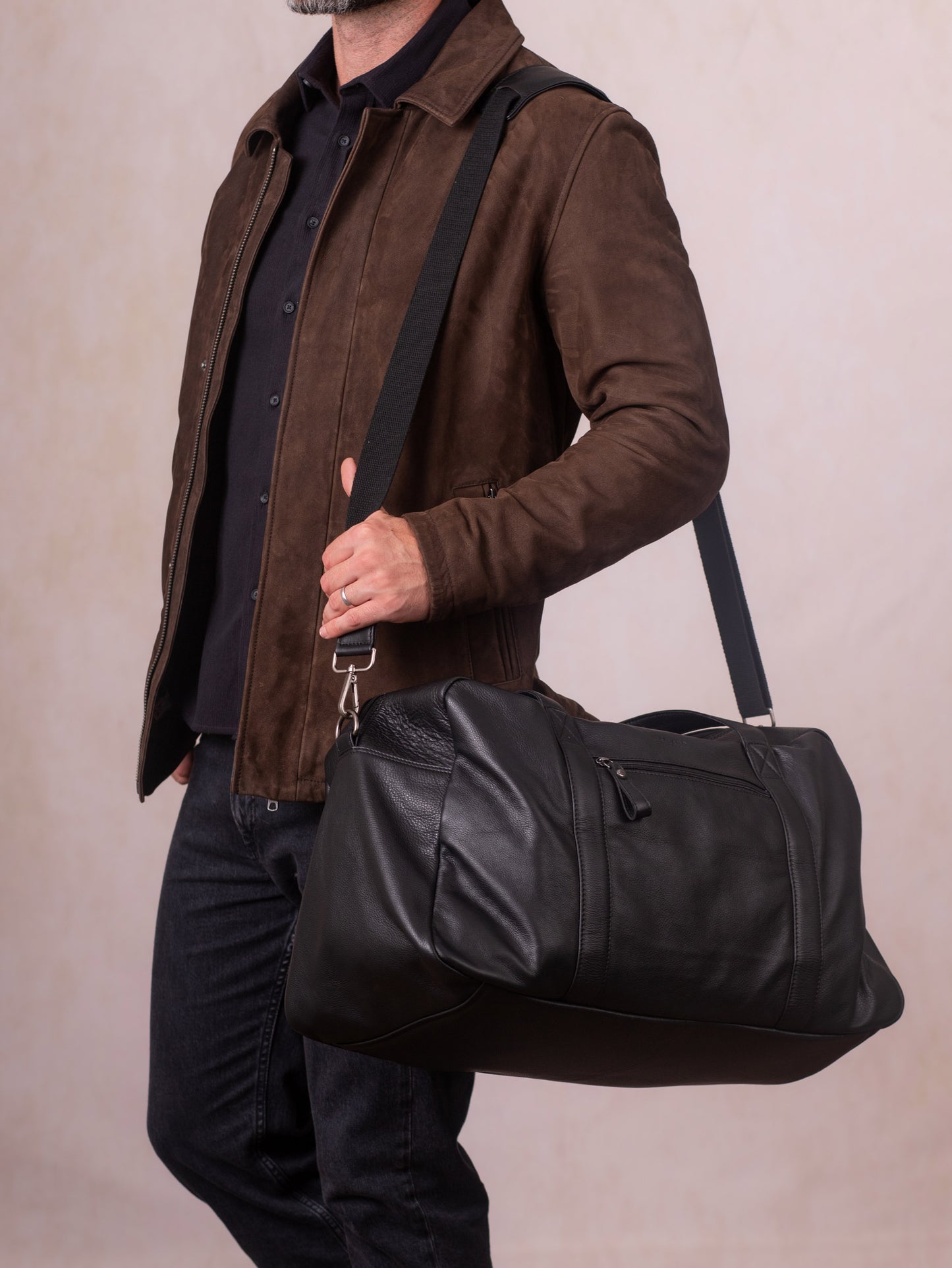 Silloth Leather Medium Holdall