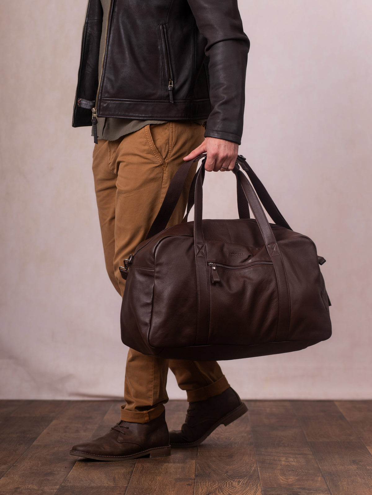 Silloth Leather Large Holdall