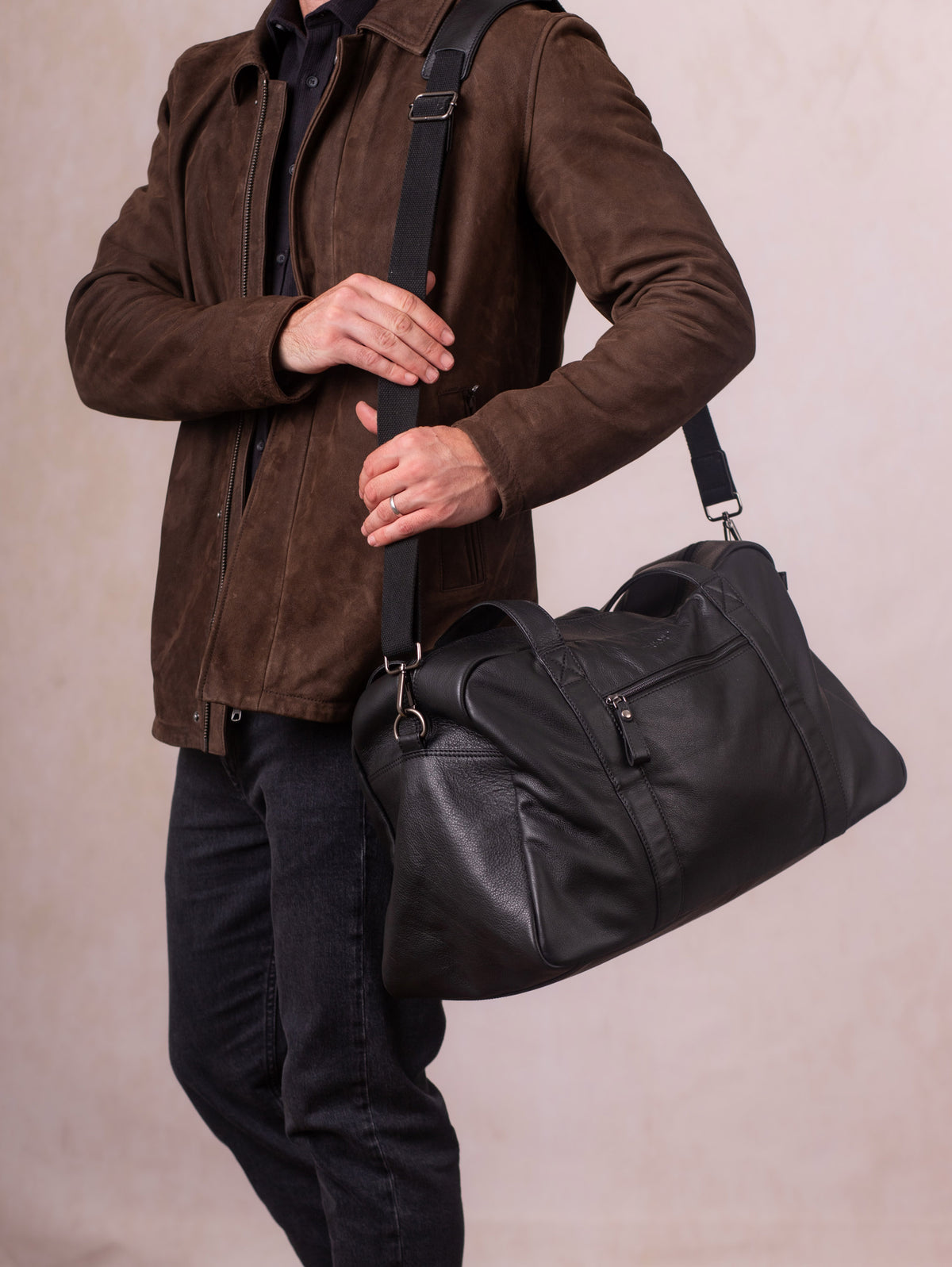 Silloth Leather Large Holdall
