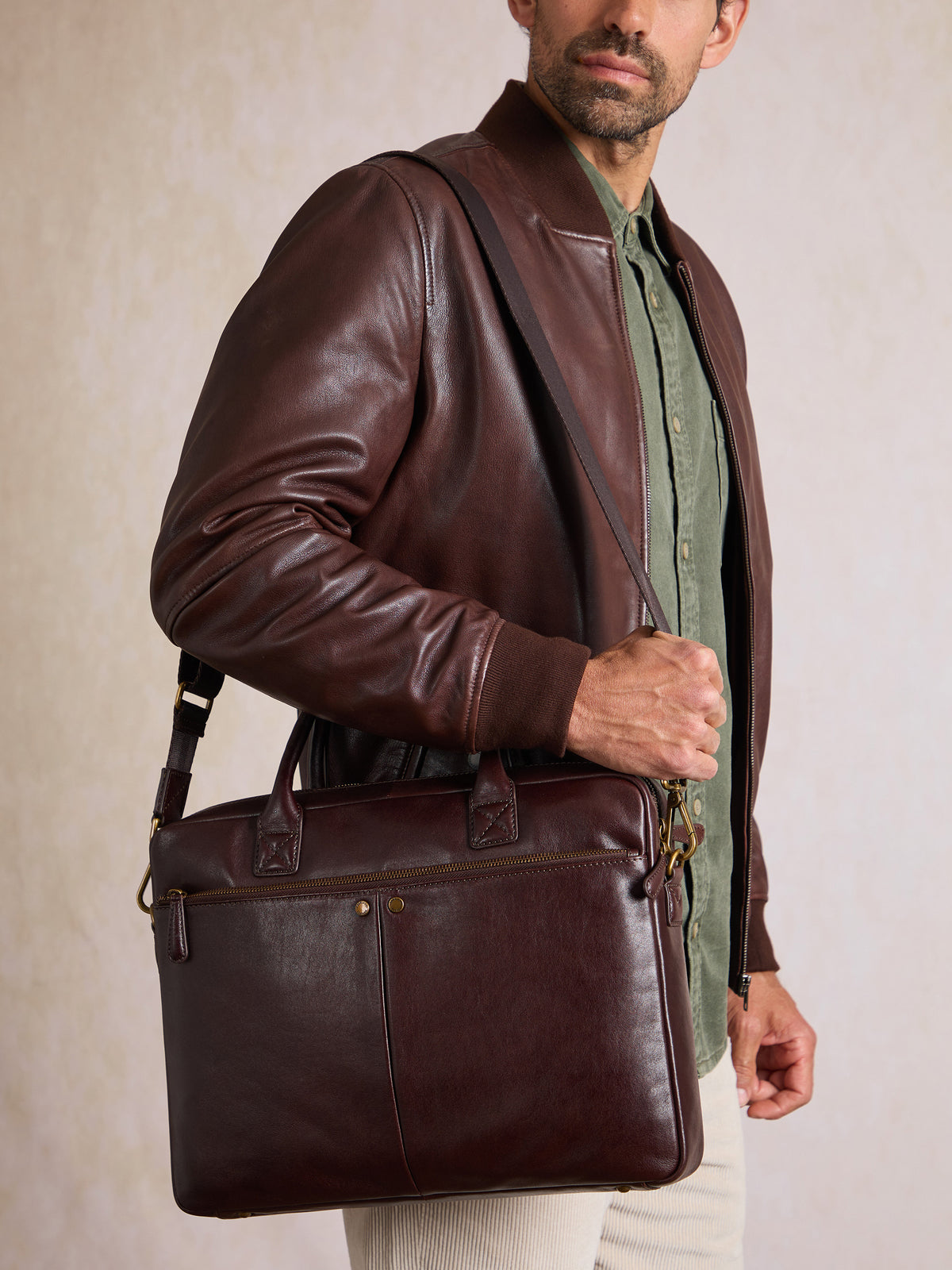 Storrs Leather Laptop Case