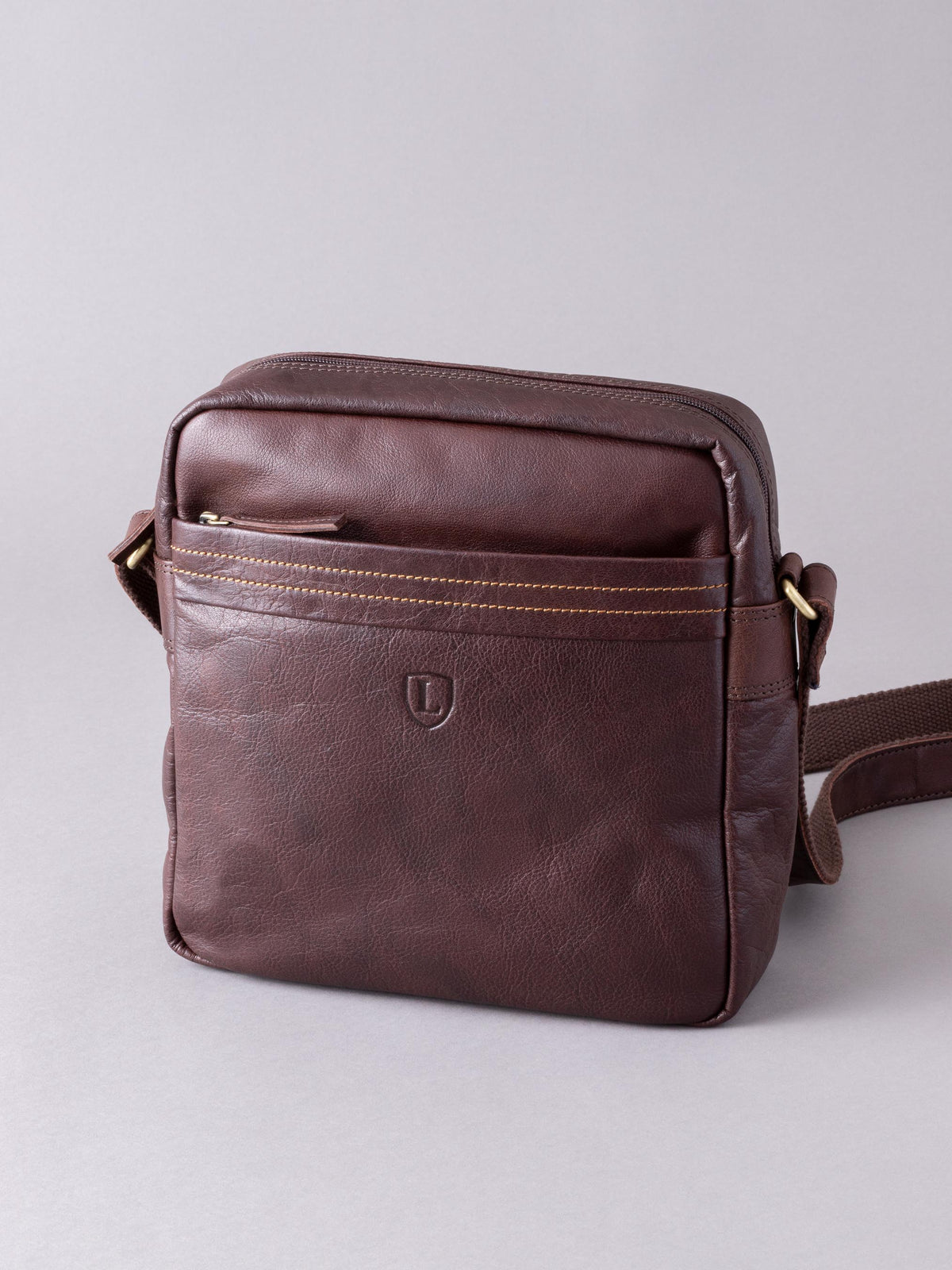 Keswick Small Leather Messenger Bag