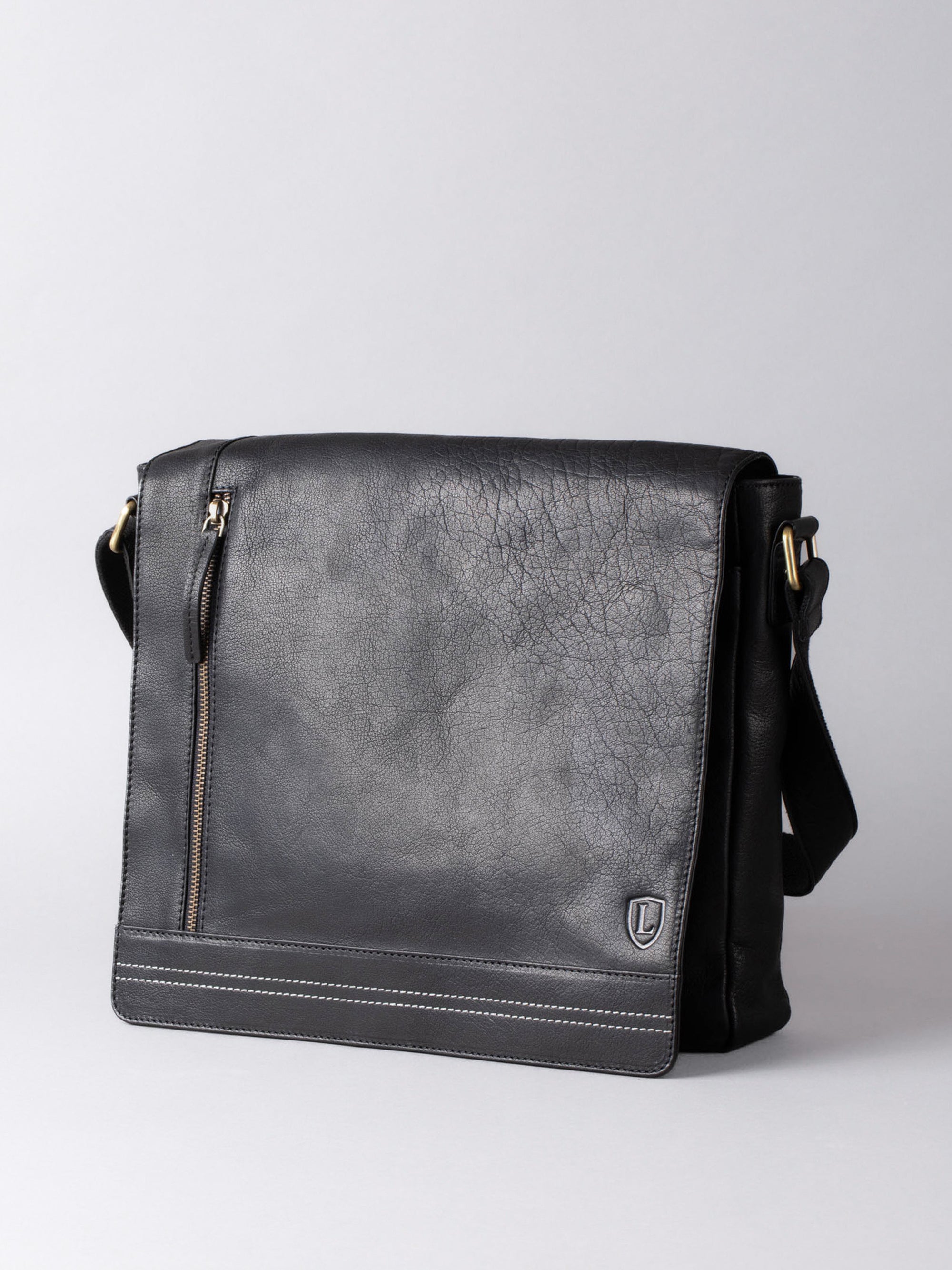 Keswick Large Leather Messenger Bag