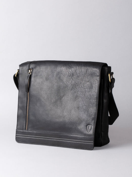 Keswick Large Leather Messenger Bag