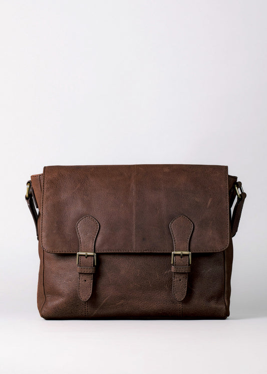 Hutton Leather Messenger Bag