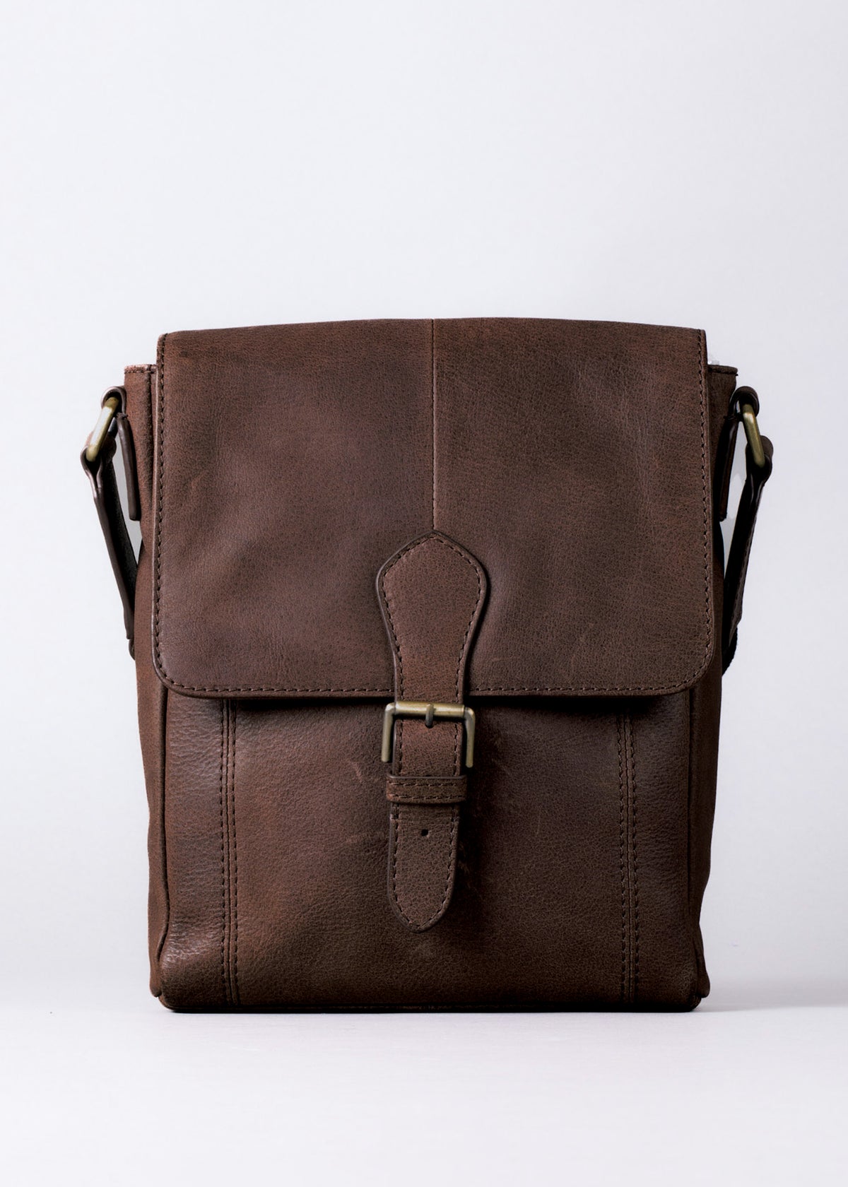 Hutton Leather Reporter Bag