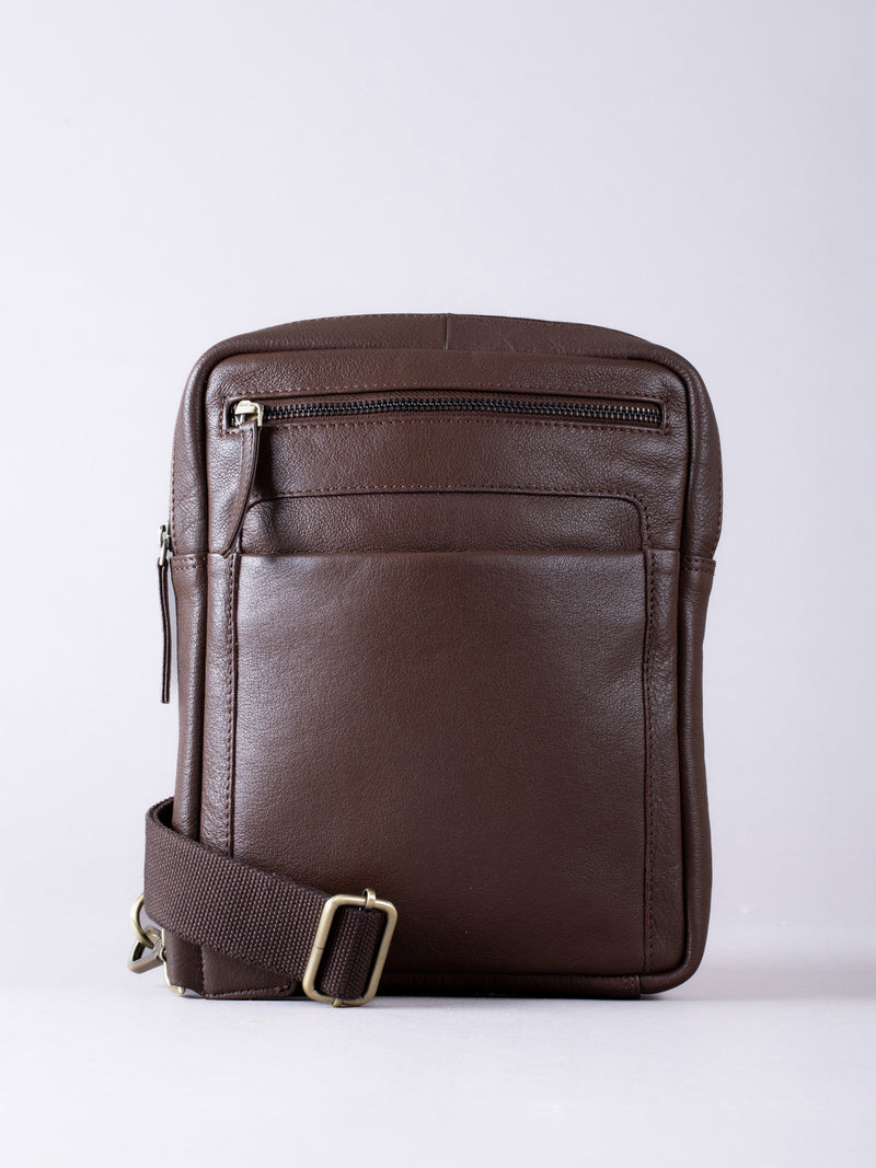 Explorer Leather Messenger Bag
