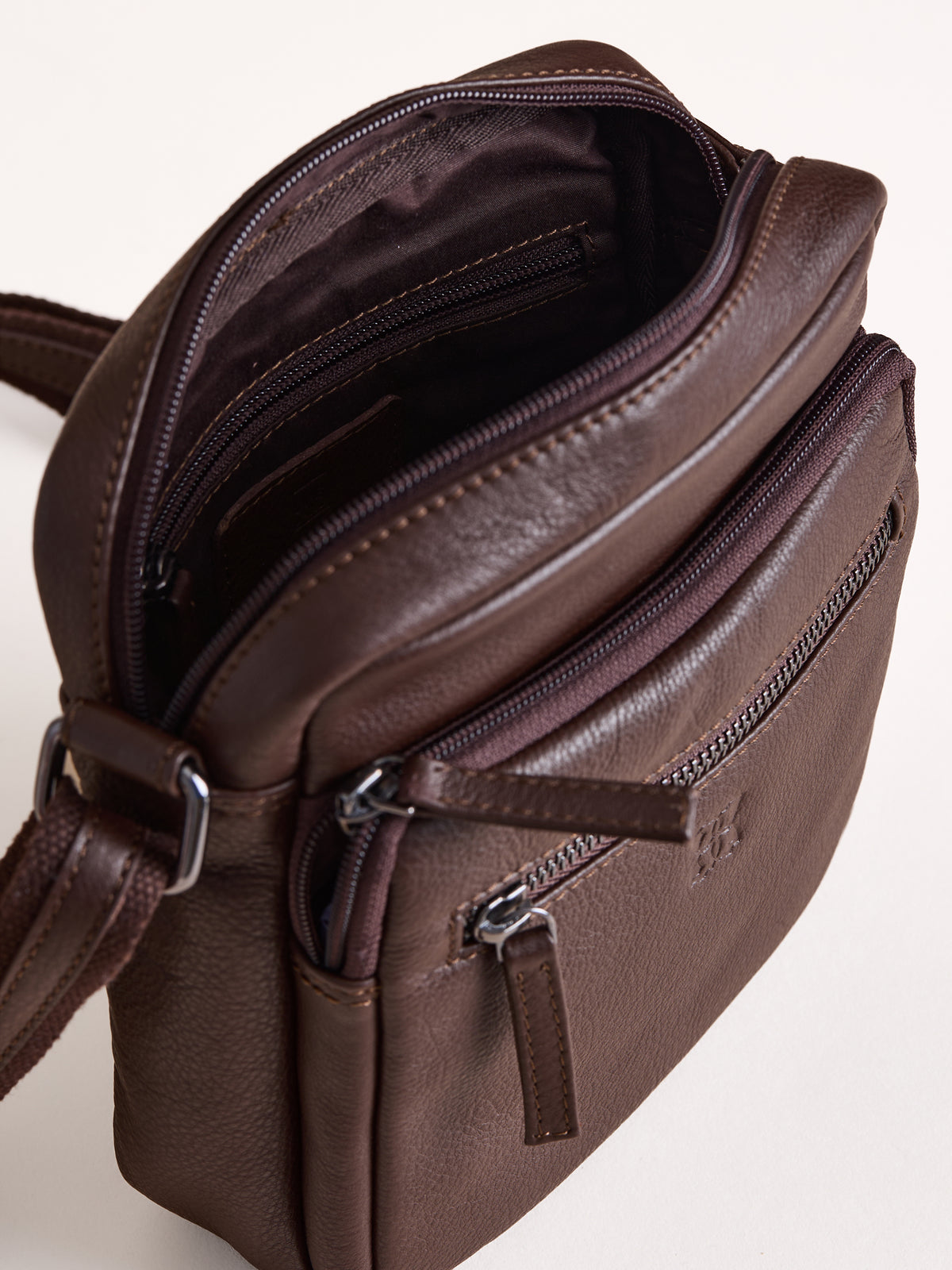 Discoverer Leather Crossbody Bag