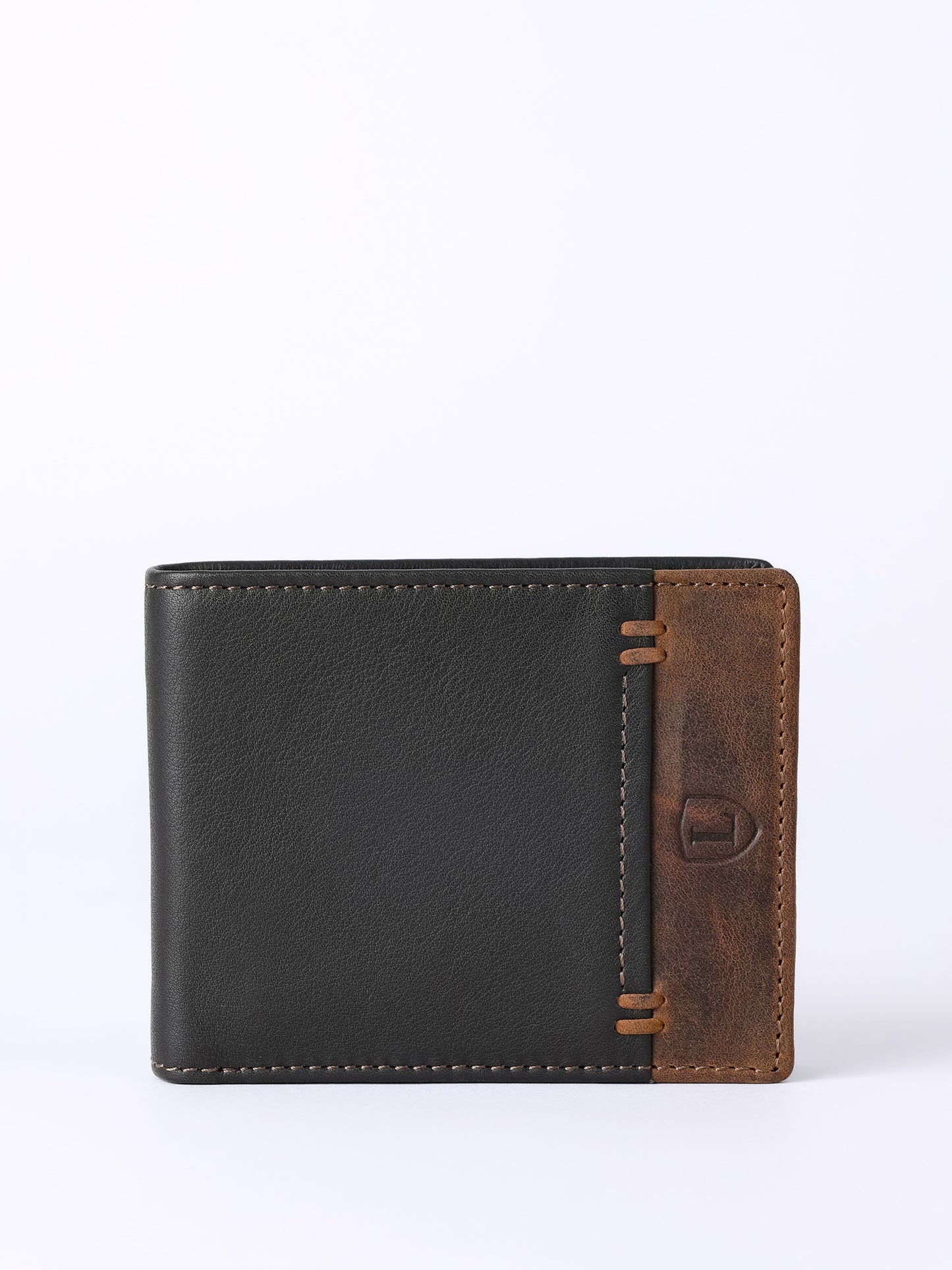 Stitch Leather Bi-Fold Wallet