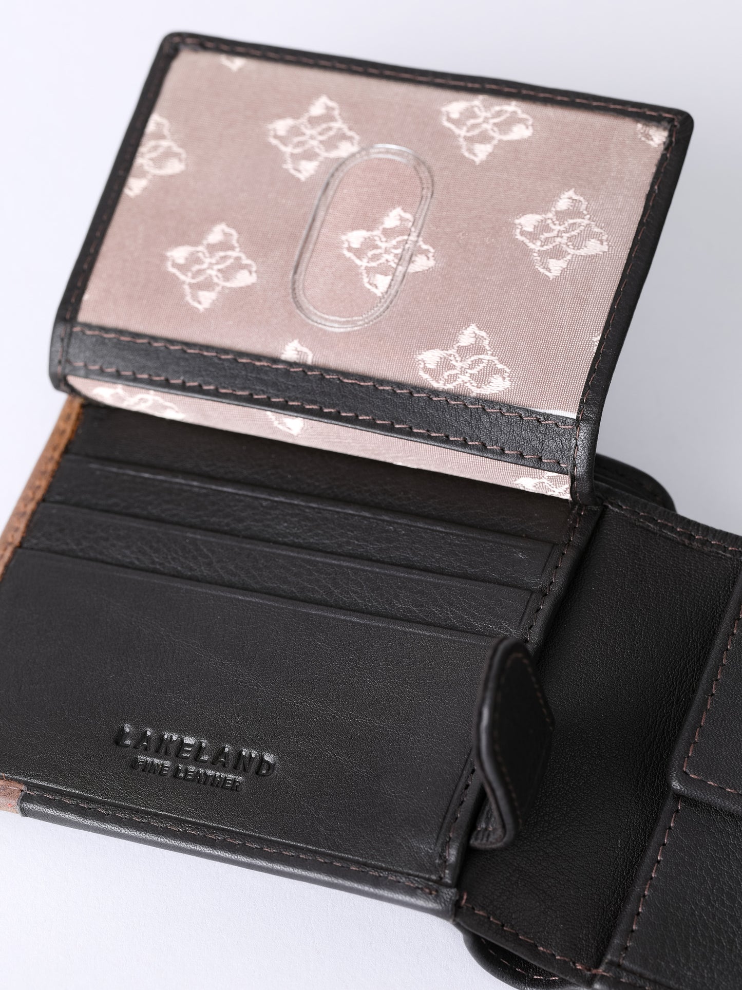 Stitch Leather Bi-Fold Wallet