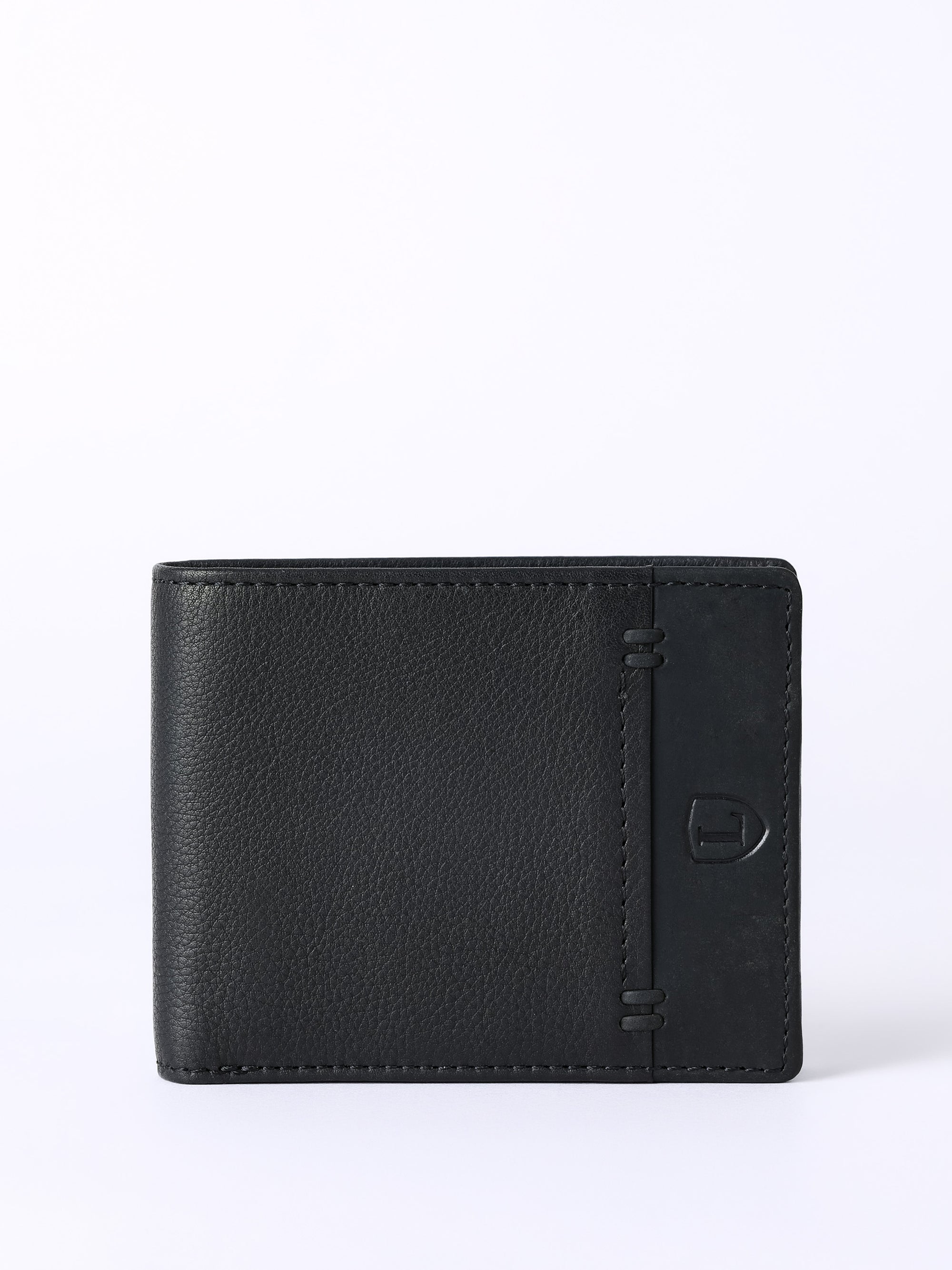 Stitch Leather Bi-Fold Wallet