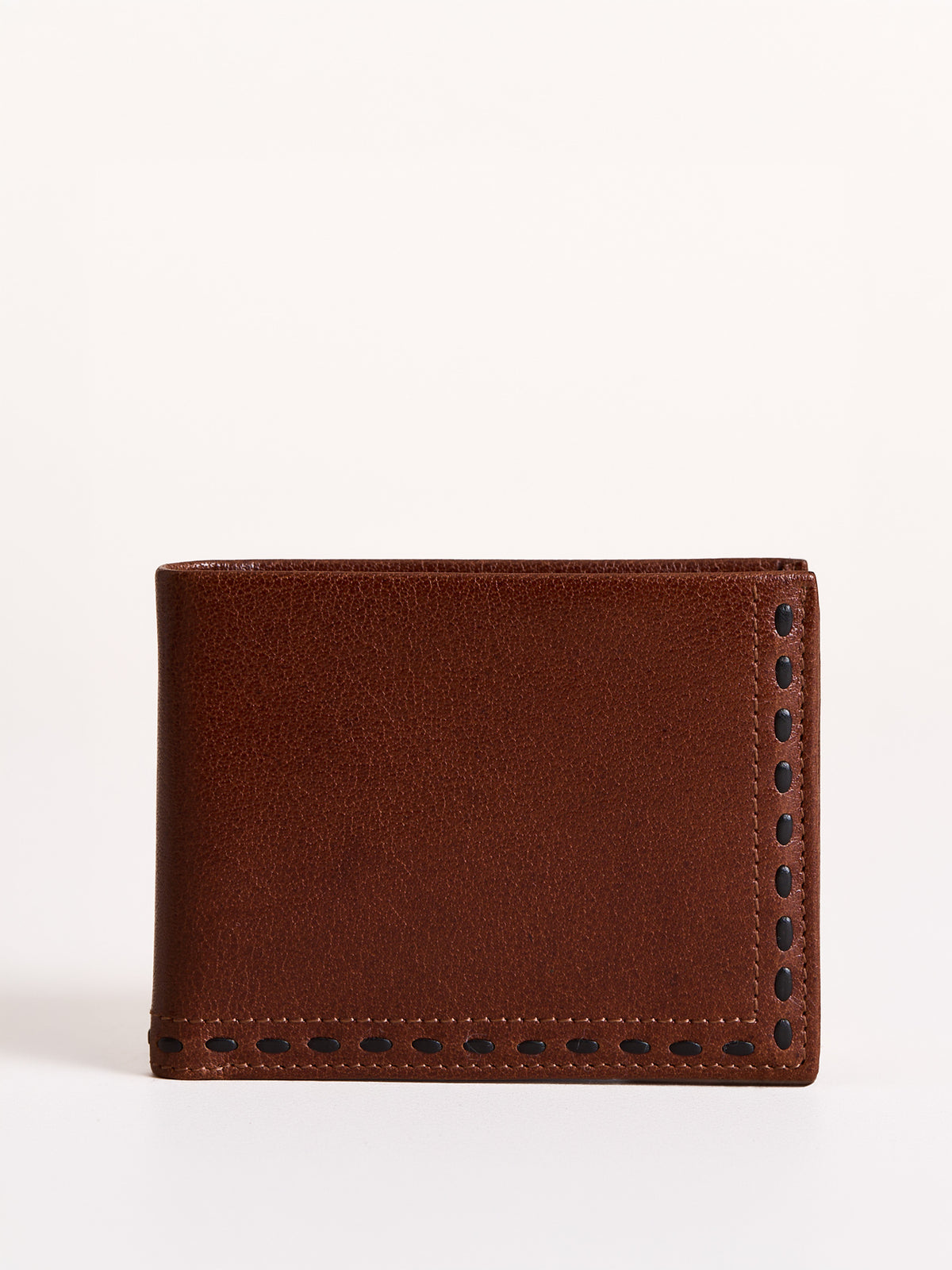 Skelton Bi-Fold Leather Wallet