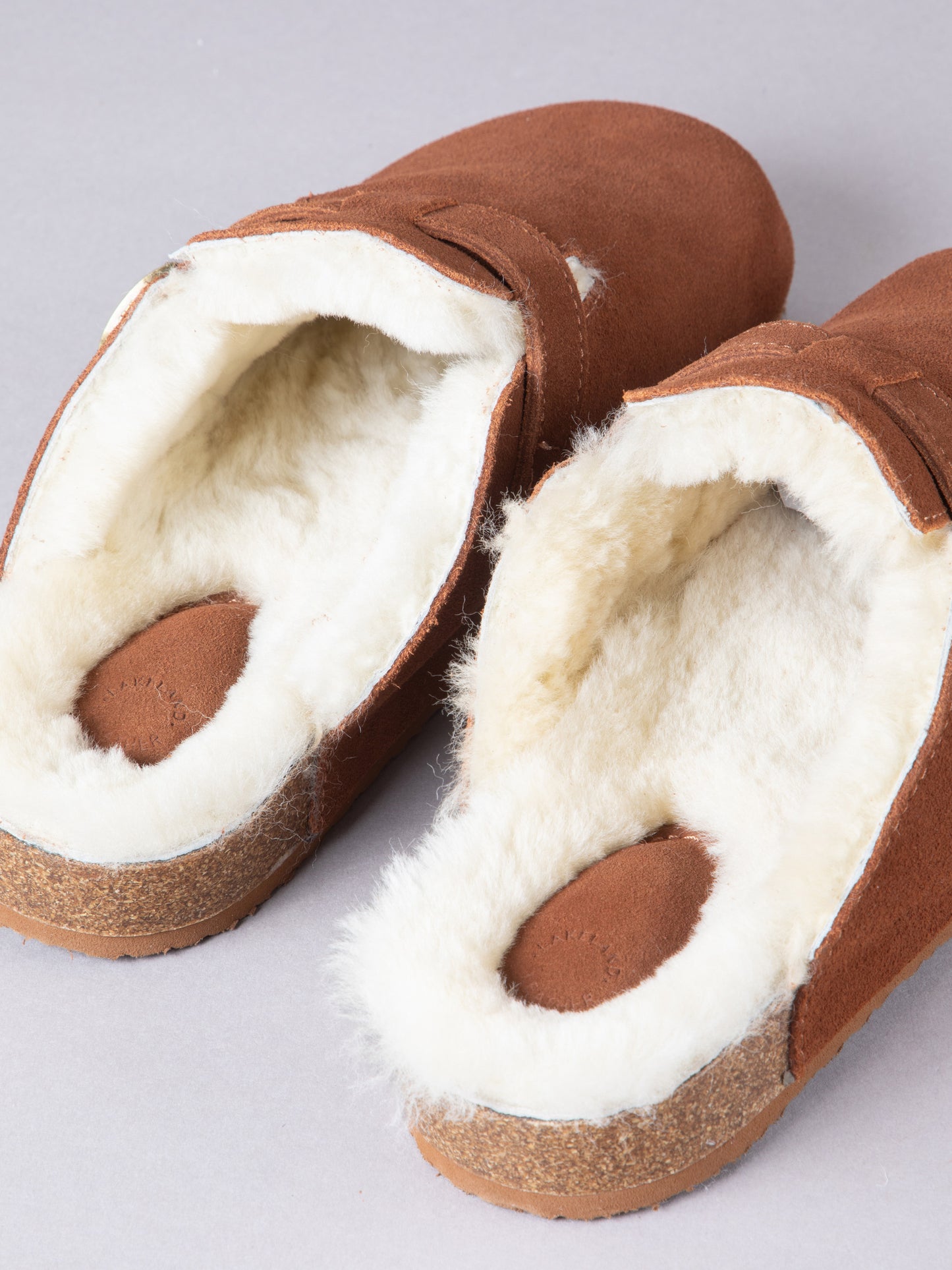 Unisex Sheepskin Clog Slippers