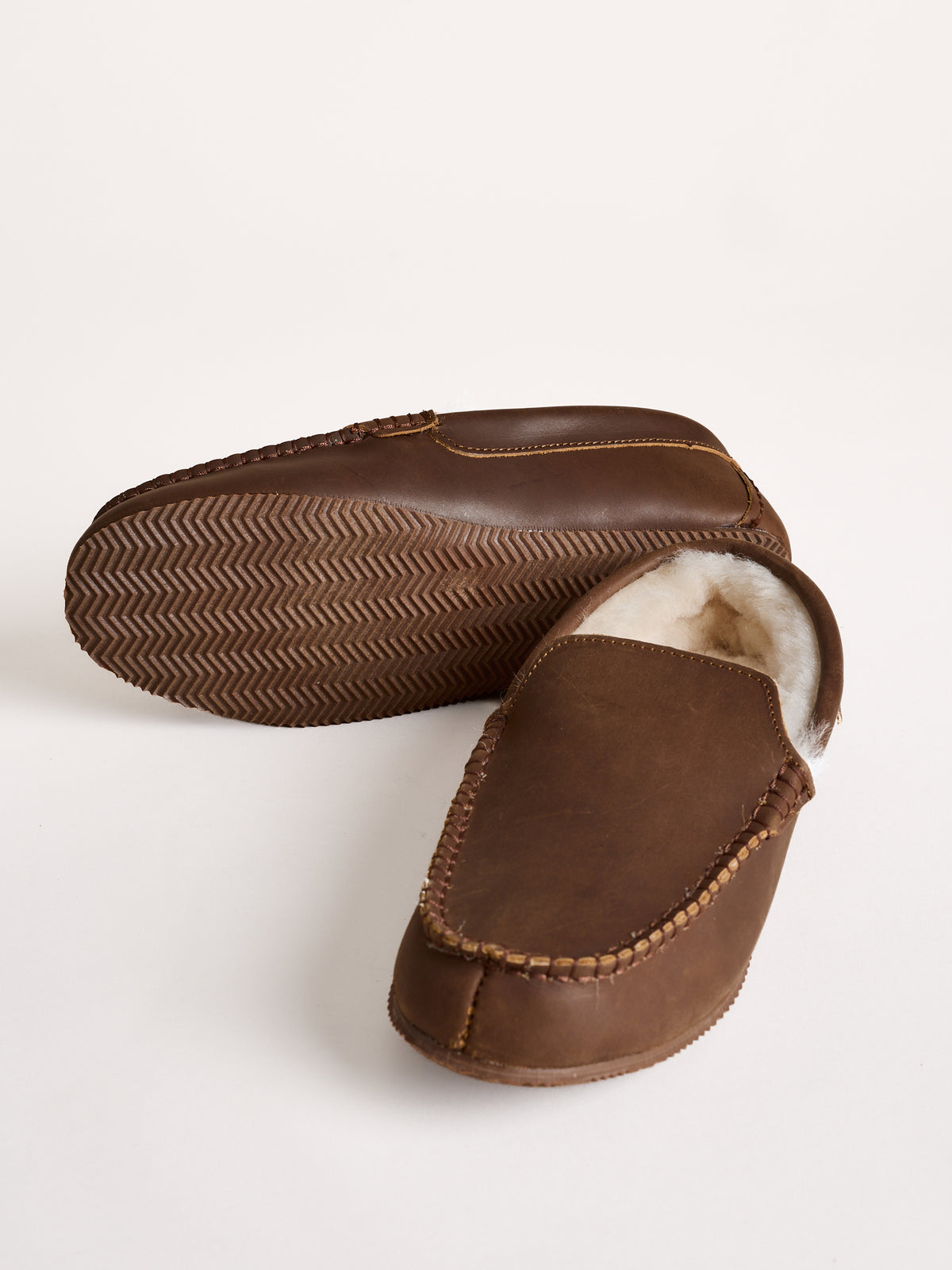 Sheepskin Slip-On Moccasins