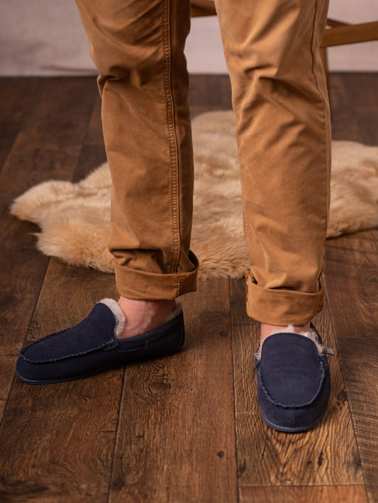 Sheepskin Slip-On Moccasins
