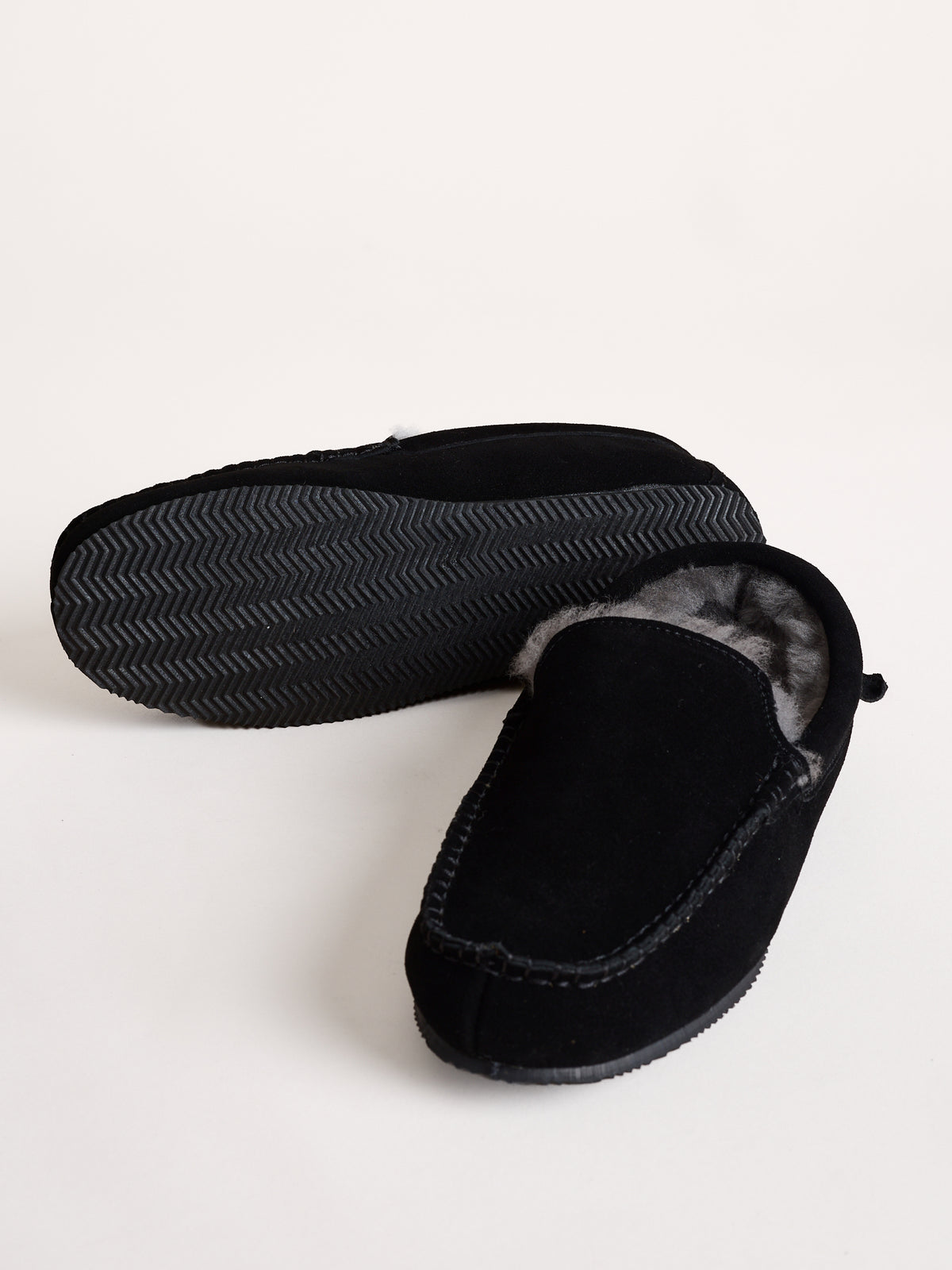 Sheepskin Slip-On Moccasins