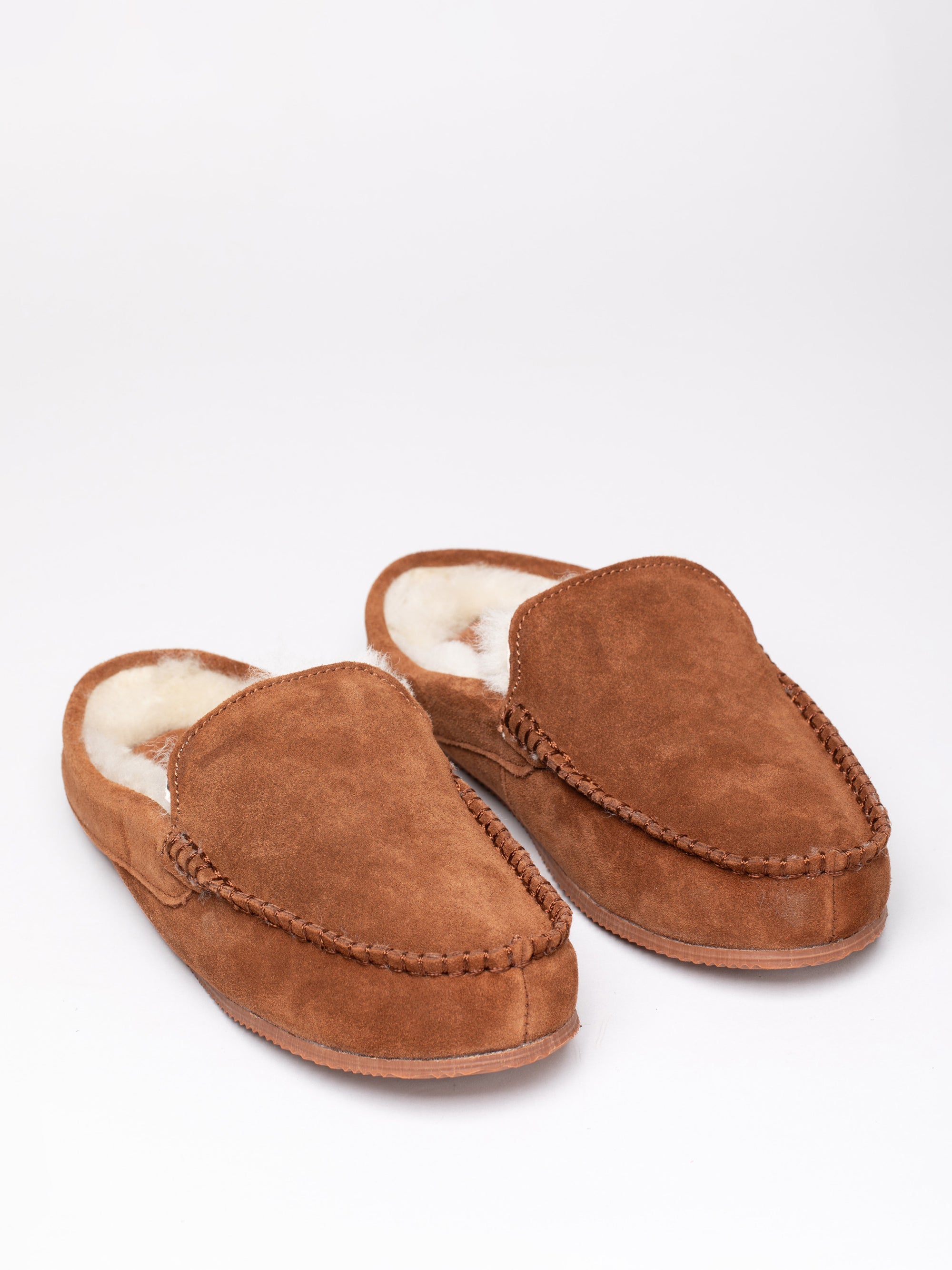 Sheepskin Moccasin Slider Slippers
