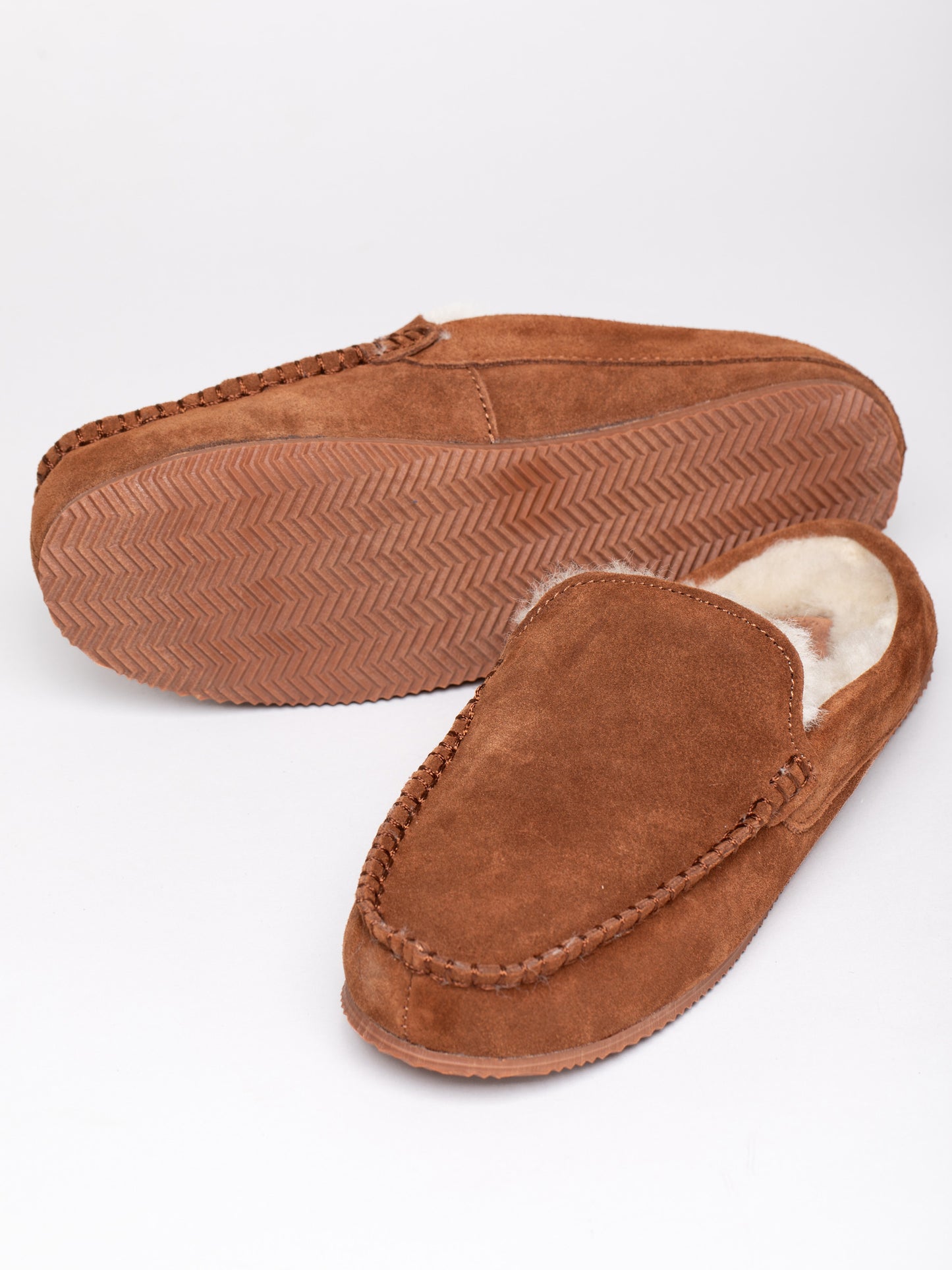 Sheepskin Moccasin Slider Slippers